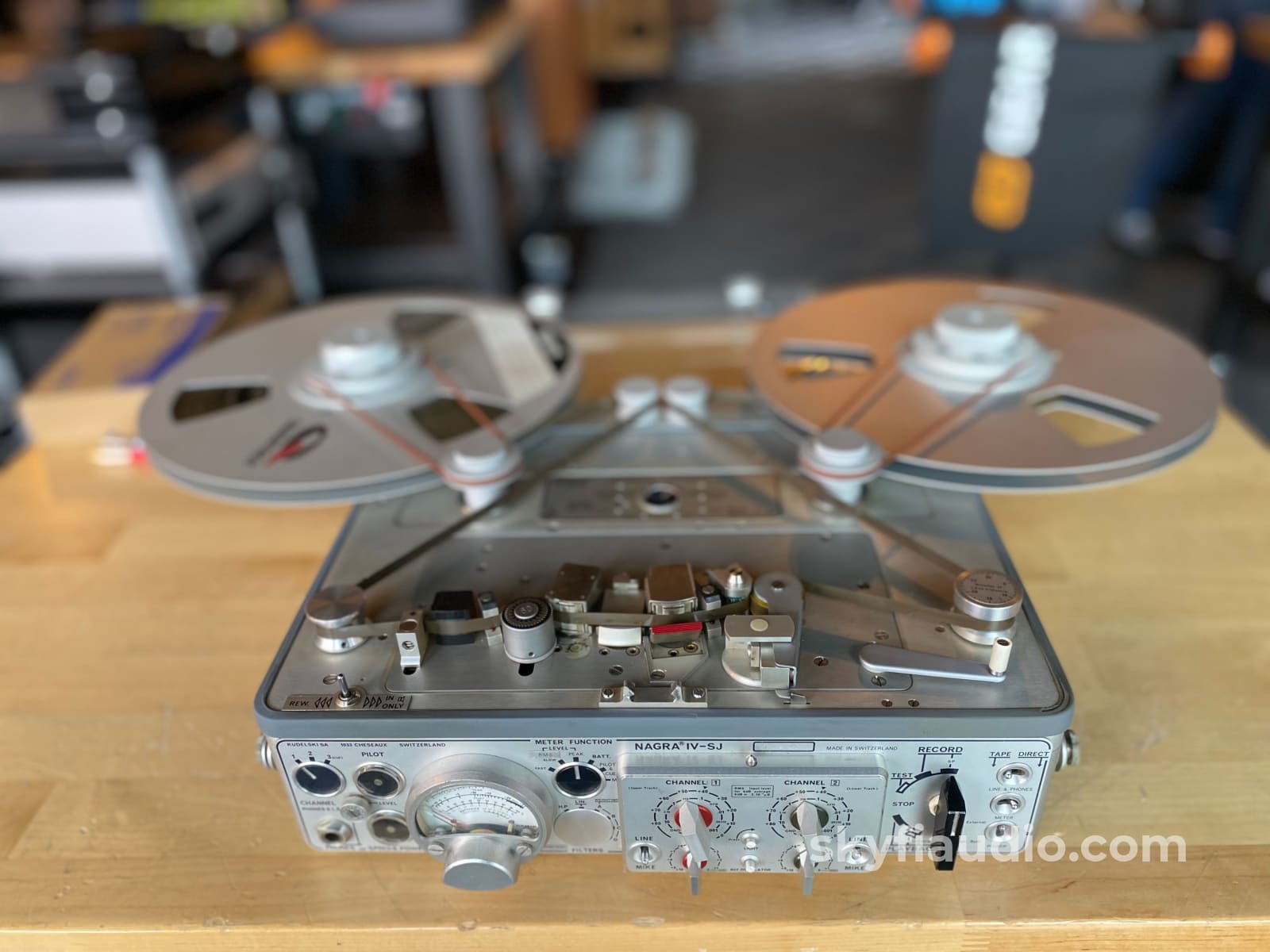 Nagra Vi-Sj Reel To With Accessories Tape Deck