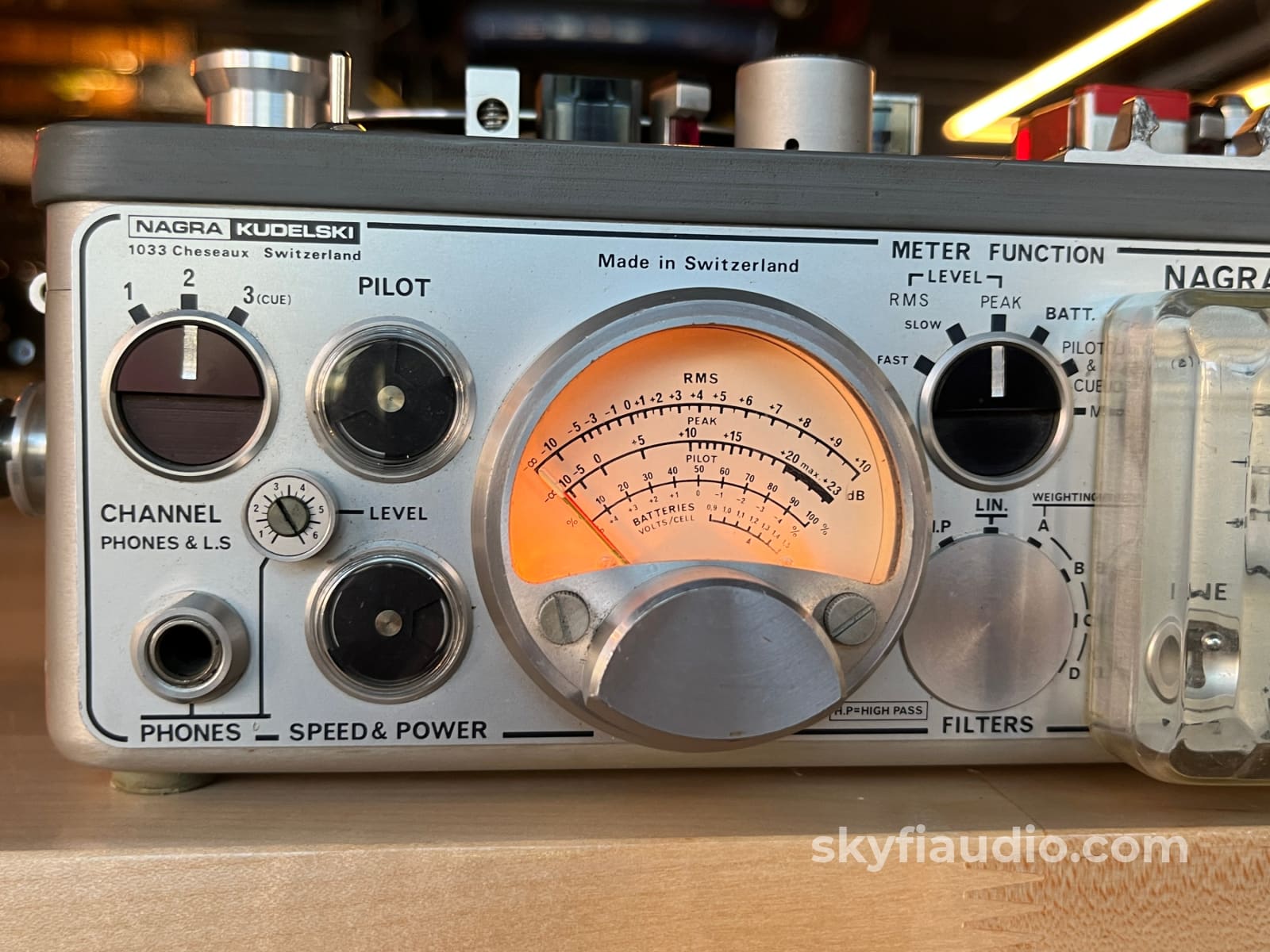 Nagra IV-SJ Vintage Reel to Reel Tape Recorder Tape Deck