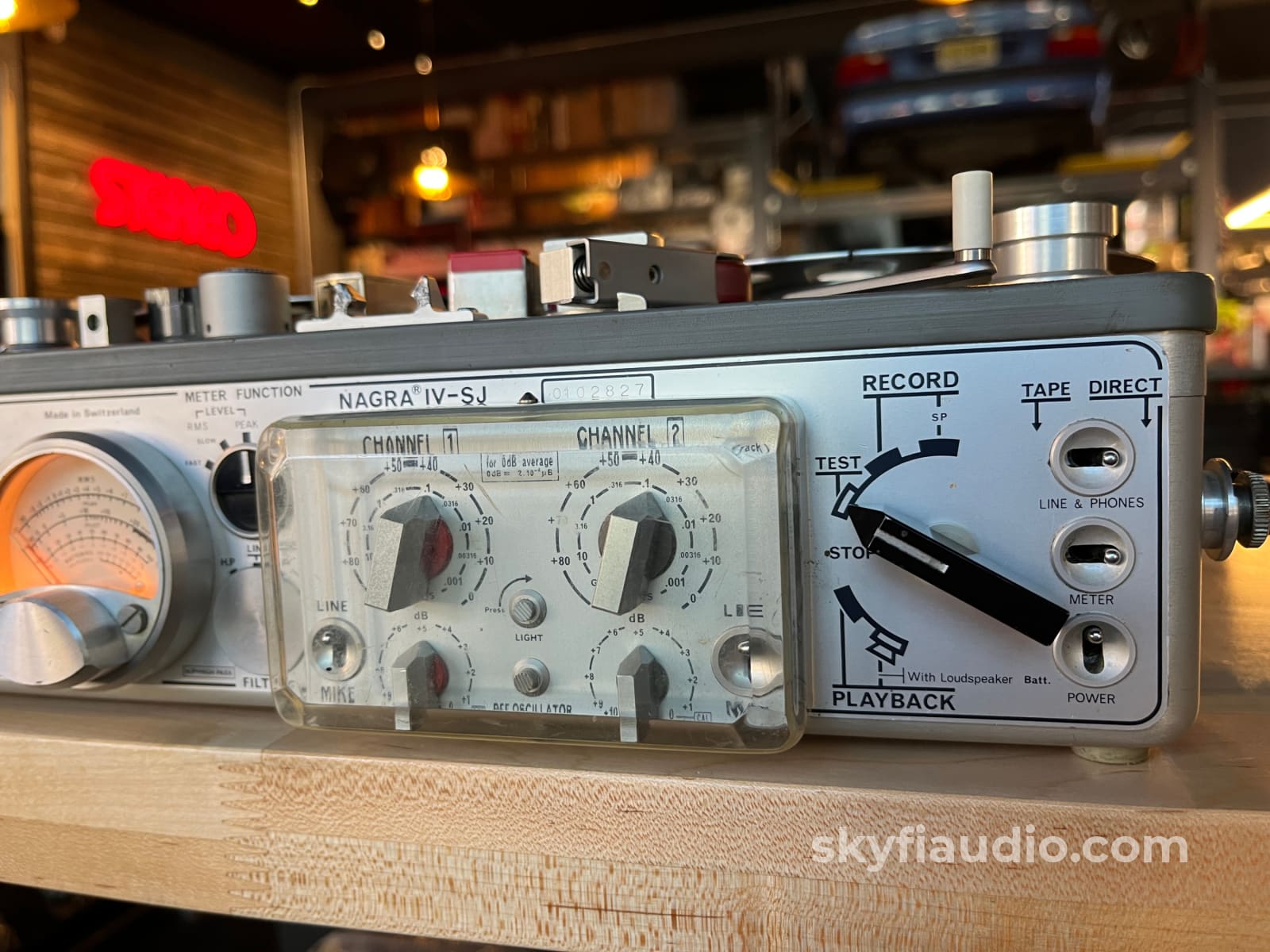 Nagra IV-SJ Vintage Reel to Reel Tape Recorder Tape Deck