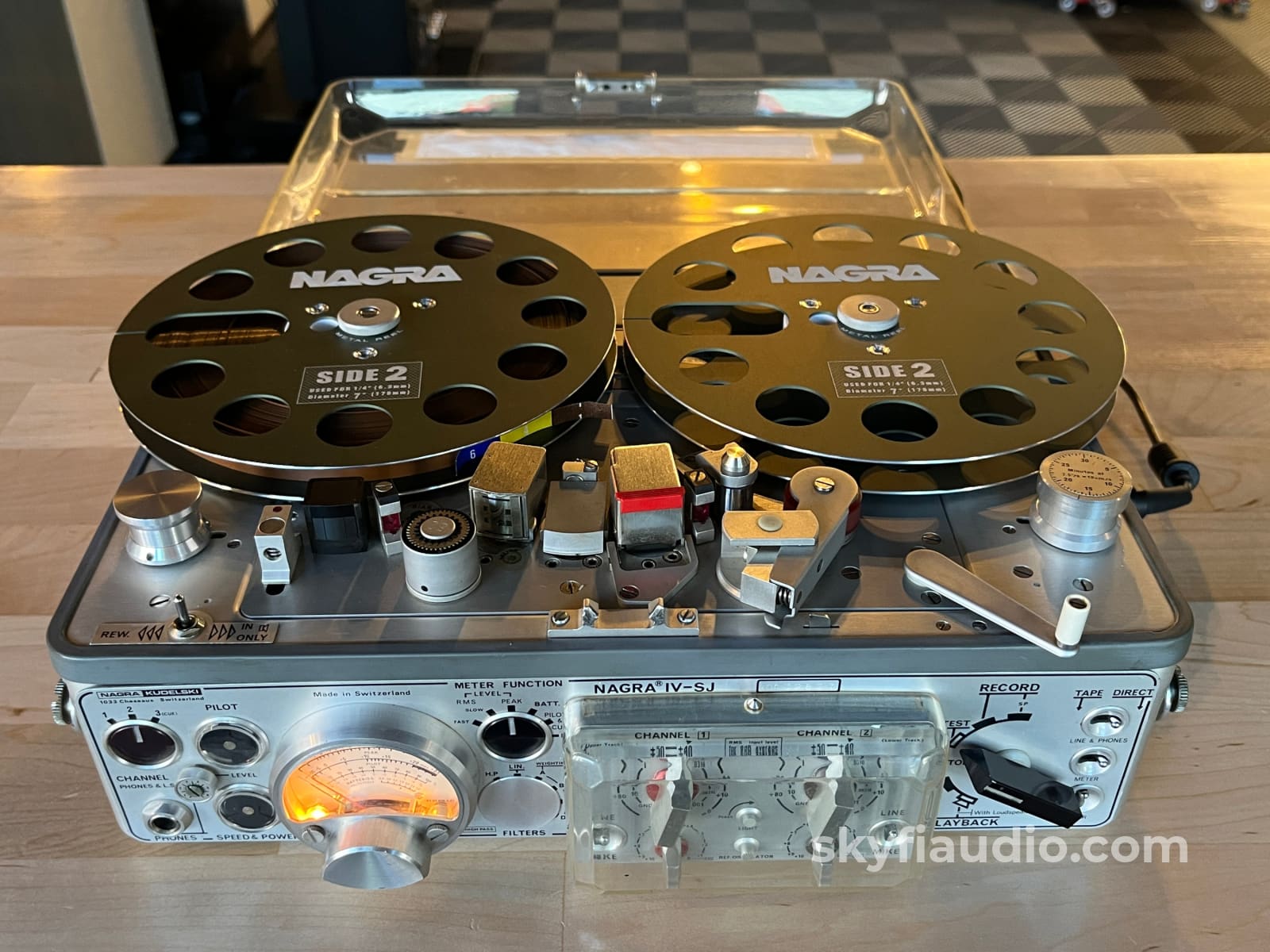Nagra IV-SJ Vintage Reel to Reel Tape Recorder Tape Deck