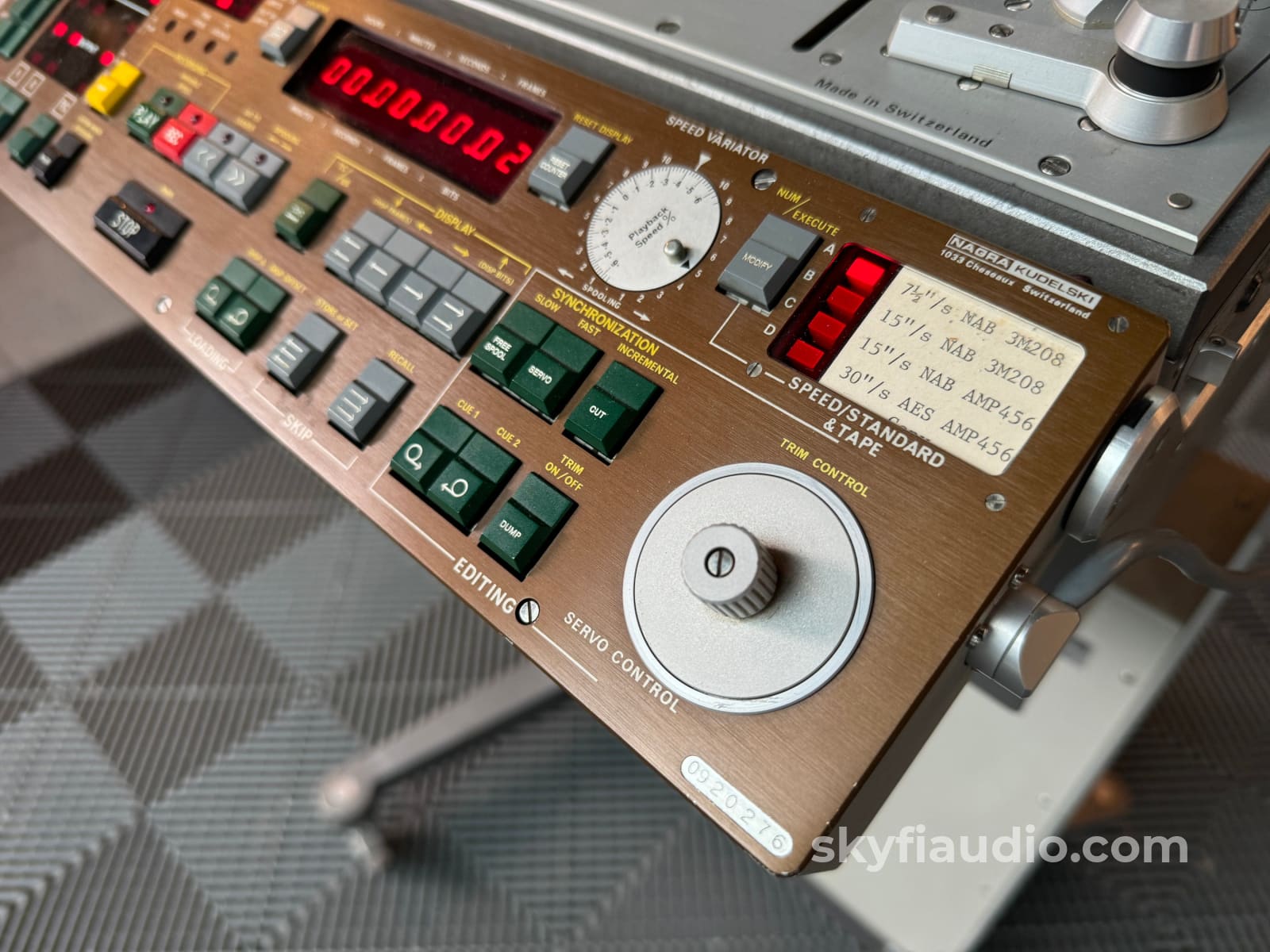 Nagra T-Audio Reel To Machine - Legendary Ready Ship Tape Deck