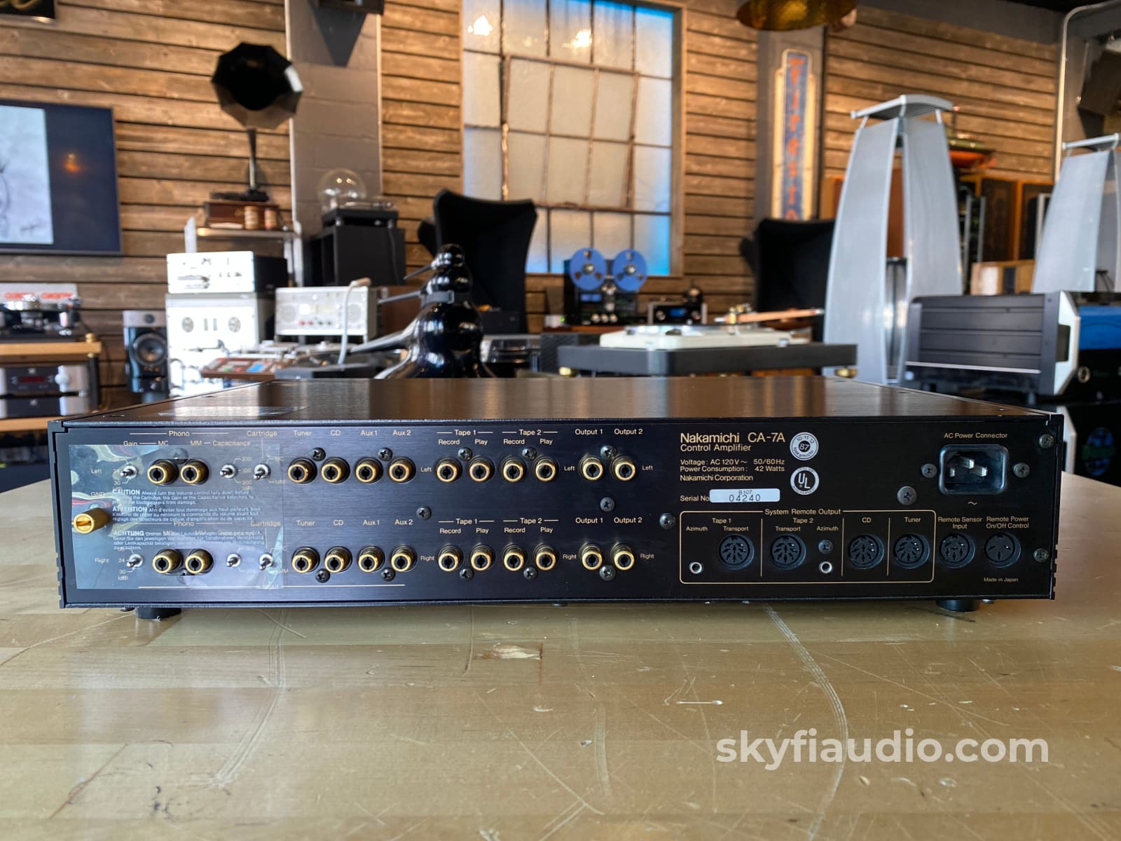 Nakamichi Ca-7A All-Analog Preamplifier With Mc/Mm Phono And Remote - See Video