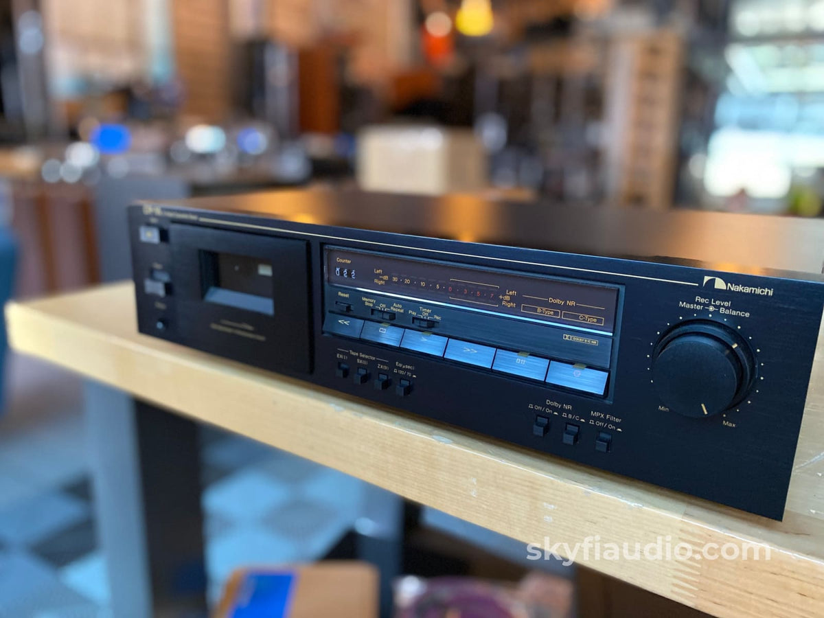 Nakamichi Cr1-A Two Head Cassette Deck - Fully Tested Tape