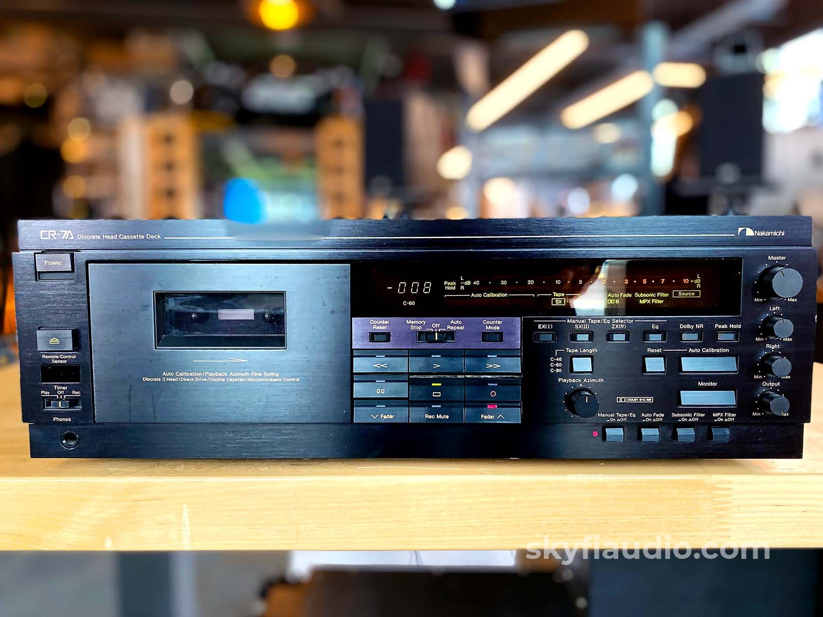 Nakamichi Cr-7A Cassette Deck - Playback Machine Read Description Tape