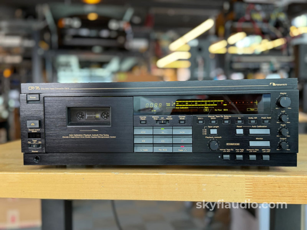 Nakamichi Cr-7A Tape Deck - Fully Restored In Stock
