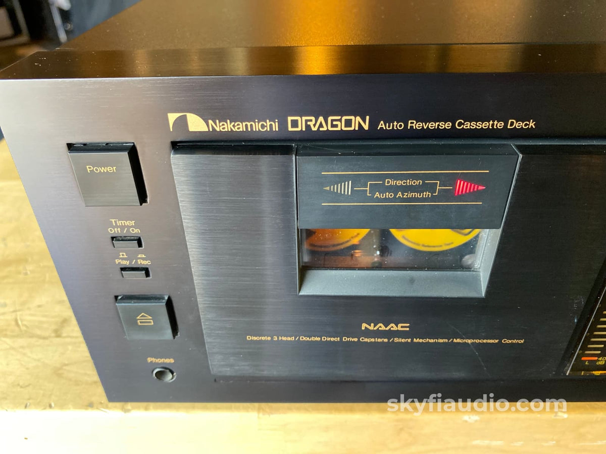 Nakamichi Dragon Tape Deck Minty And Serviced Tape Deck