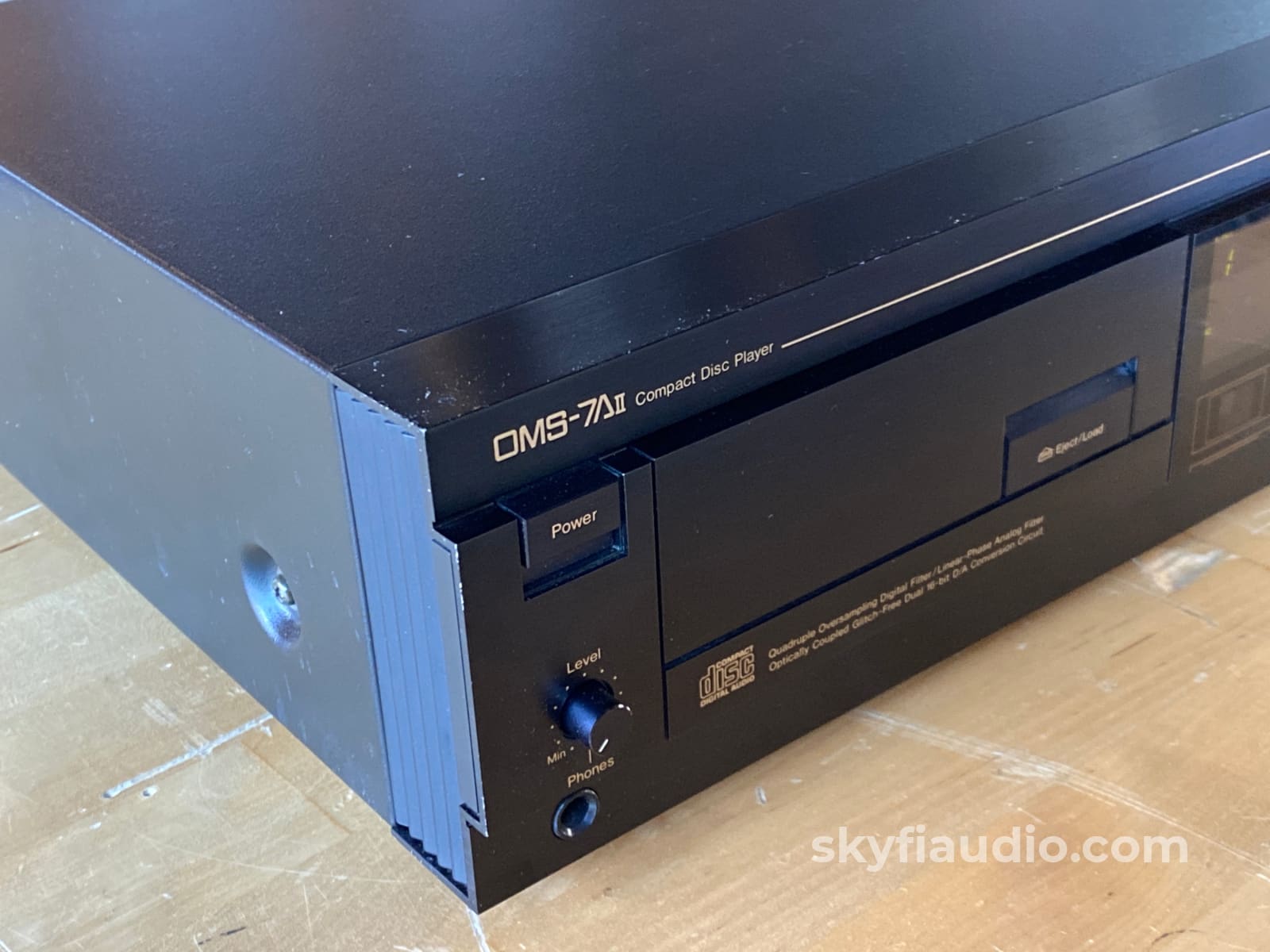 Nakamichi Oms-7Aii Cd Player Featuring Dual Burr-Brown Dacs + Digital