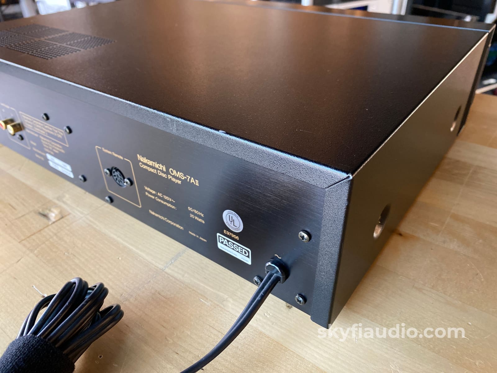 Nakamichi Oms-7Aii Cd Player Featuring Dual Burr-Brown Dacs + Digital