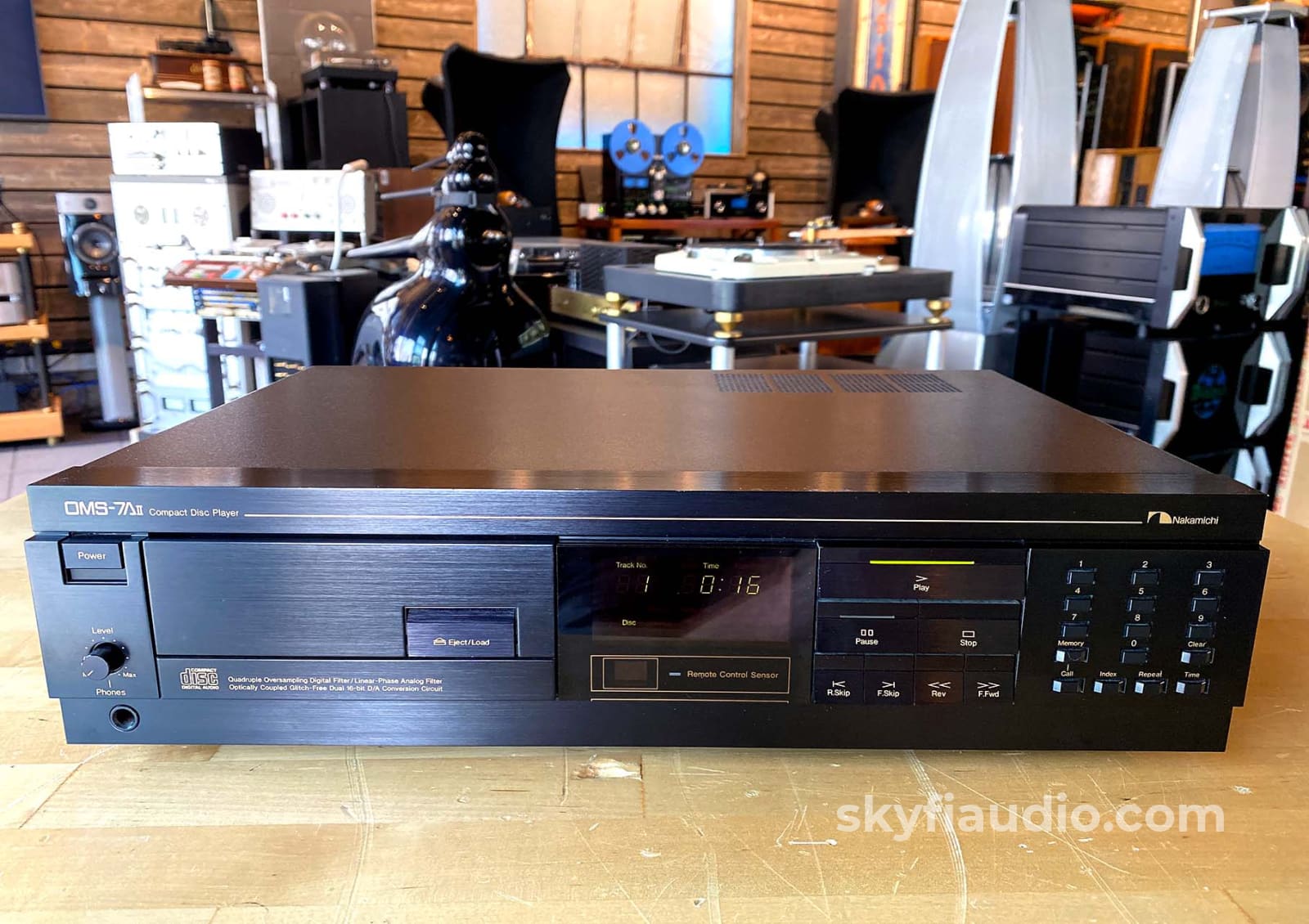 Nakamichi Oms-7Aii Cd Player Featuring Dual Burr-Brown Dacs + Digital