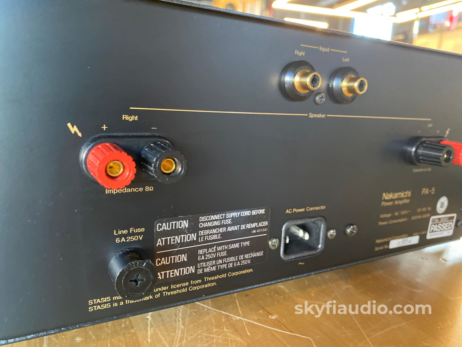 Nakamichi Pa-5 Stasis Vintage Solid State Amplifier 100W X 2