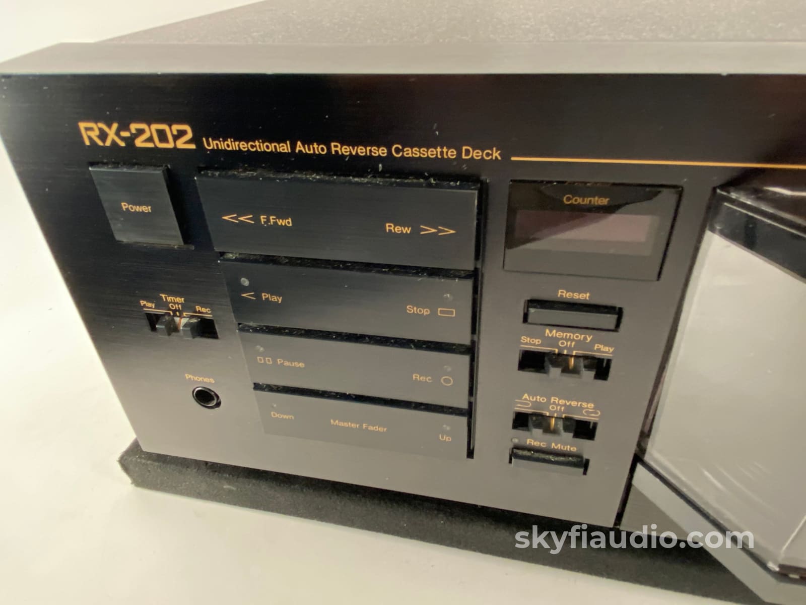 Nakamichi Rx-202 Unique Physical Auto Reversing Tape Deck (Udar) Freshly Serviced