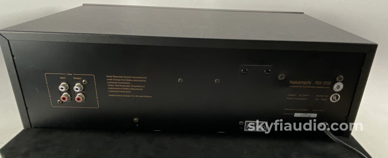 Nakamichi Rx-202 Unique Physical Auto Reversing Tape Deck (Udar) Freshly Serviced