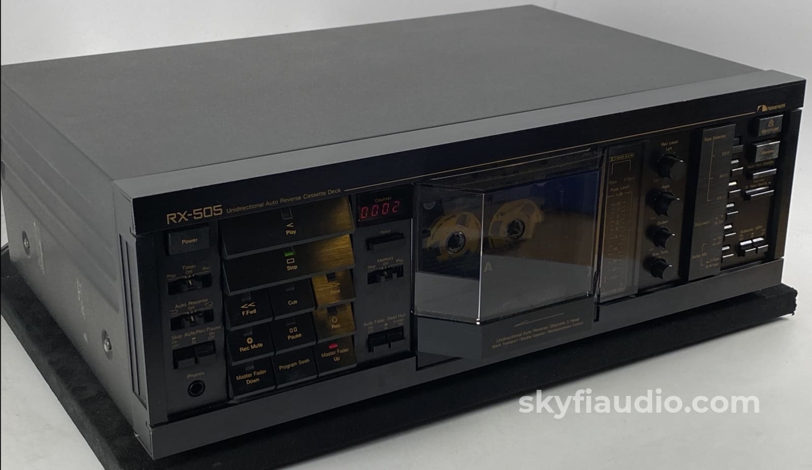 Nakamichi Rx-505 Tape Deck - 3 Heads With Unique Physical Auto Reverse