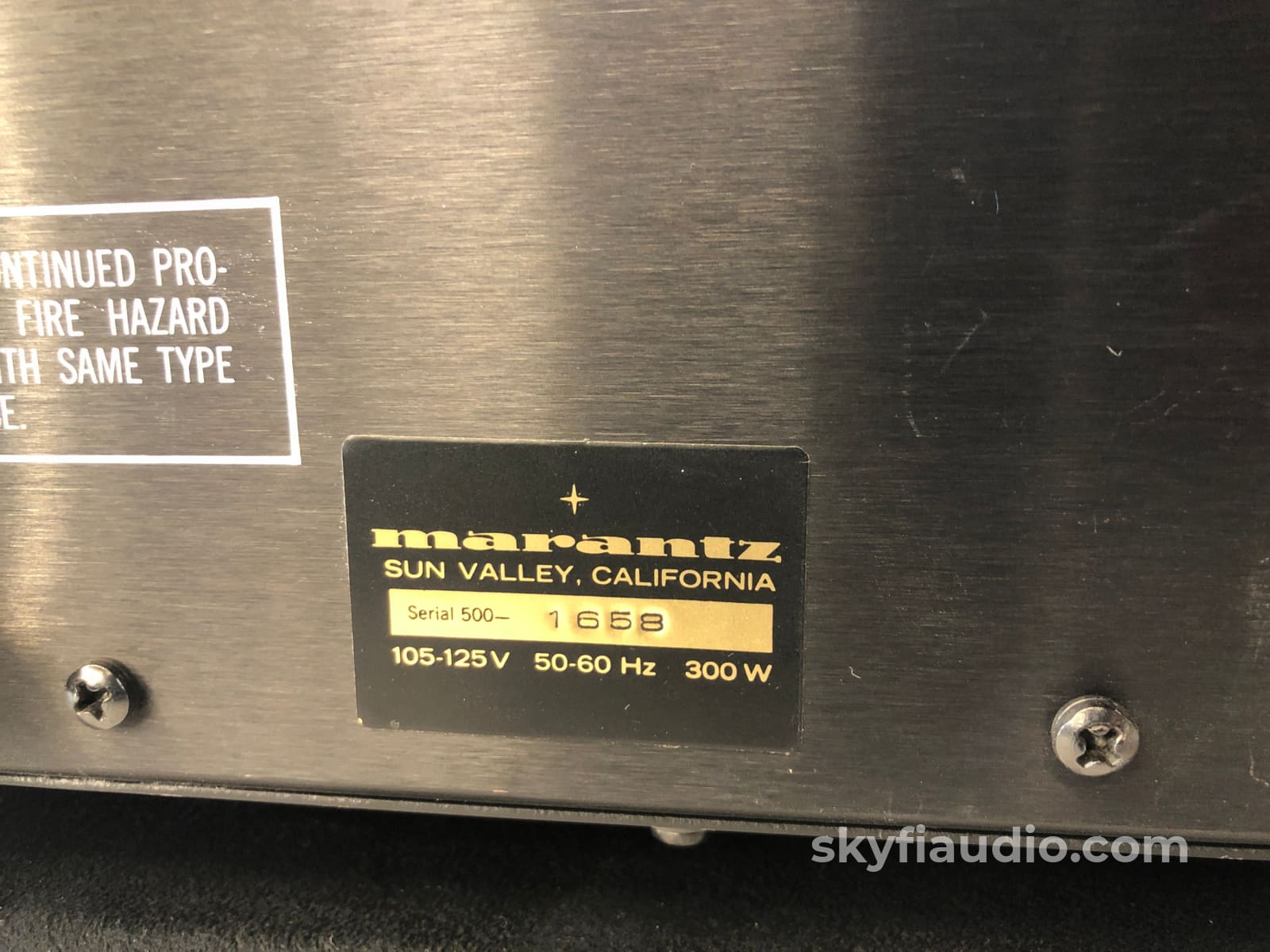 New Old Stock Marantz Model 500 Vintage Amplifier - In Box!! Collectors Piece