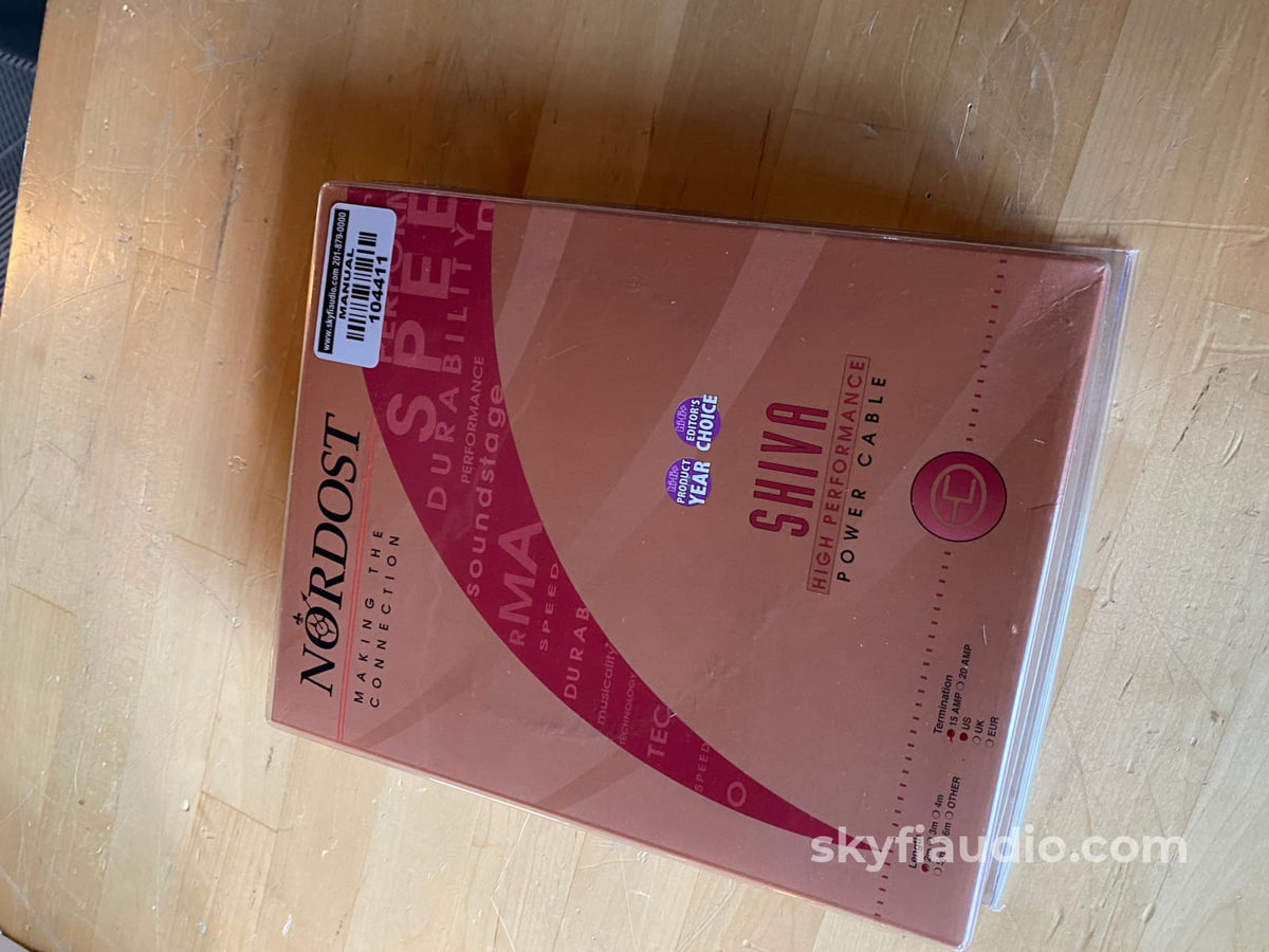 Nordost Shiva Power Cord In Orignal Box - 2 Meters Recftpkbzc4Fmdjzk