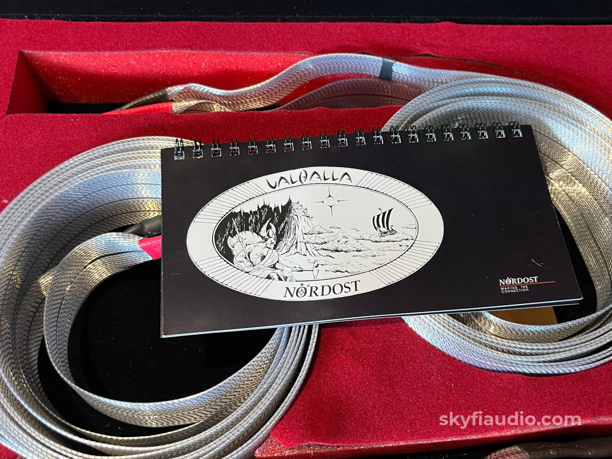 Nordost Valhalla 1 Speaker Cables - Spades and Banana Terminations - 4m - Cables