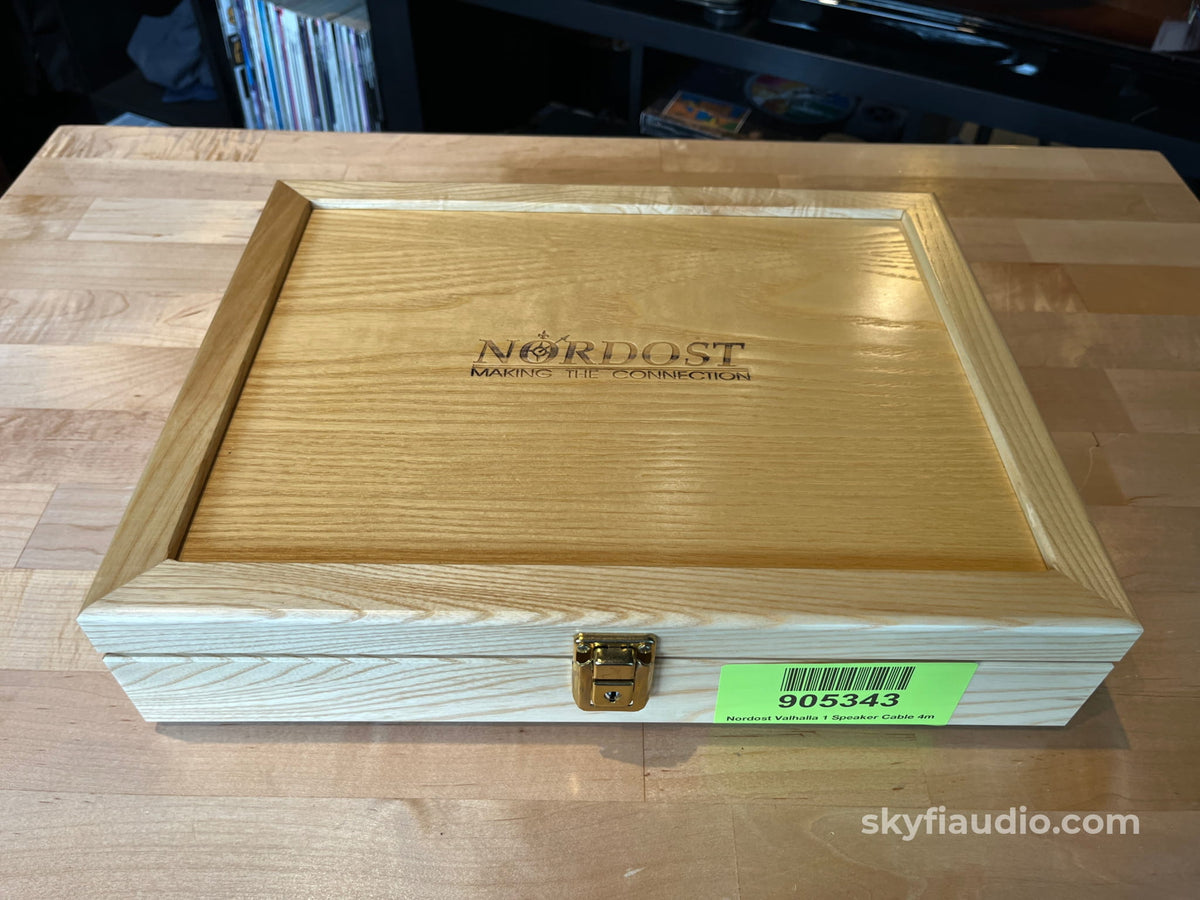 Nordost Valhalla 1 Speaker Cables - Spades and Banana Terminations - 4m - Cables