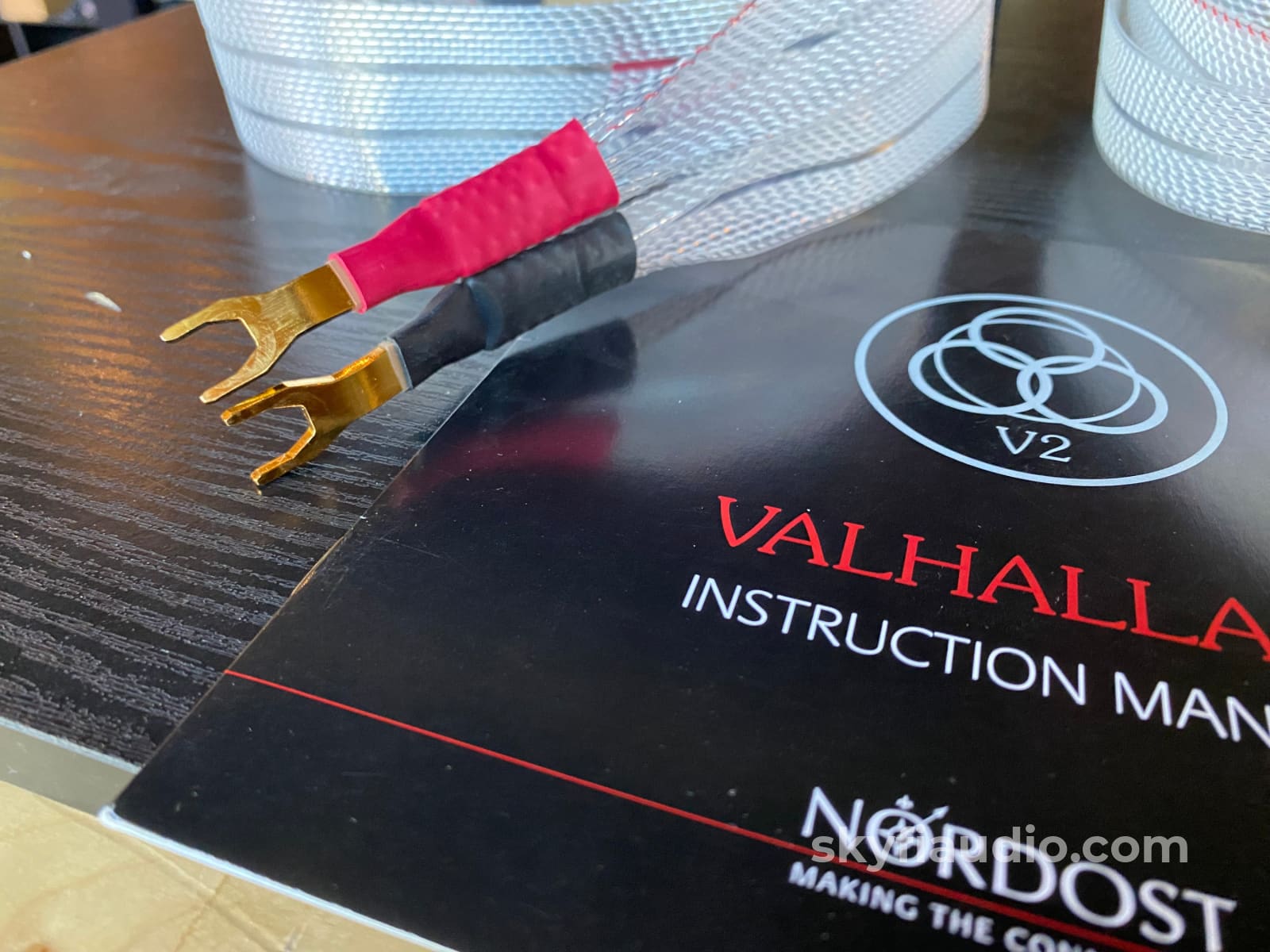 Nordost Valhalla 2 Speaker Cable Pair (Spade) 1.5M (57) For Mono Blocks Cables