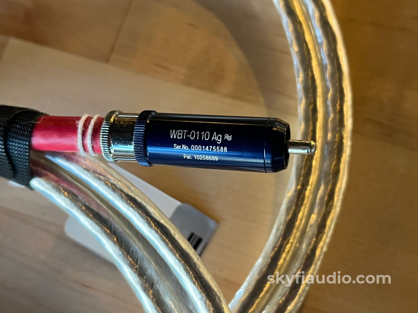 Nordost Valhalla RCA Interconnects (Pair) - Silver (Ag) Locking WBT Connectors - 2.2m Cables