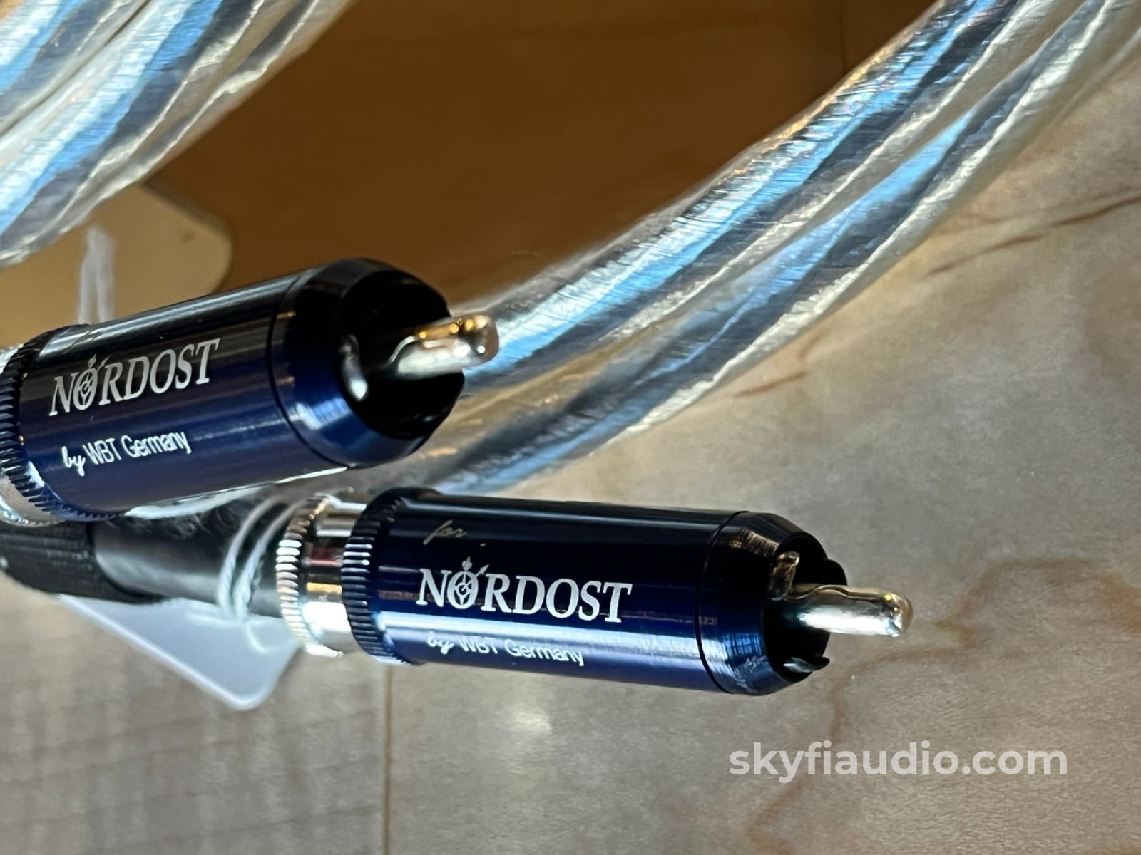 Nordust Valhalla WBT (Ag) RCA Cable Pair -2.2m Cables