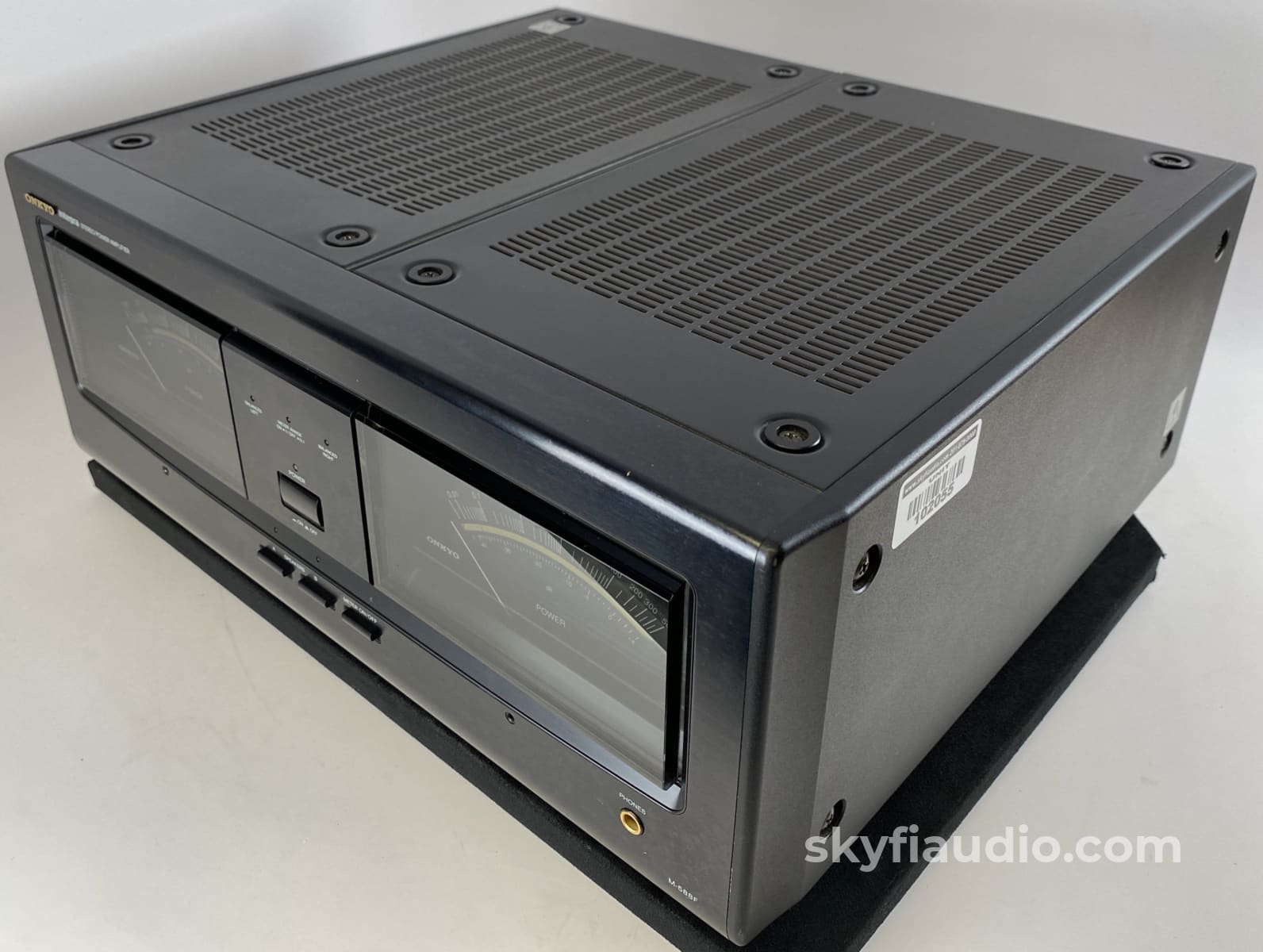 Onkyo M-588F Stereo Power Amplifier - Huge Meters Wow 200Wpc