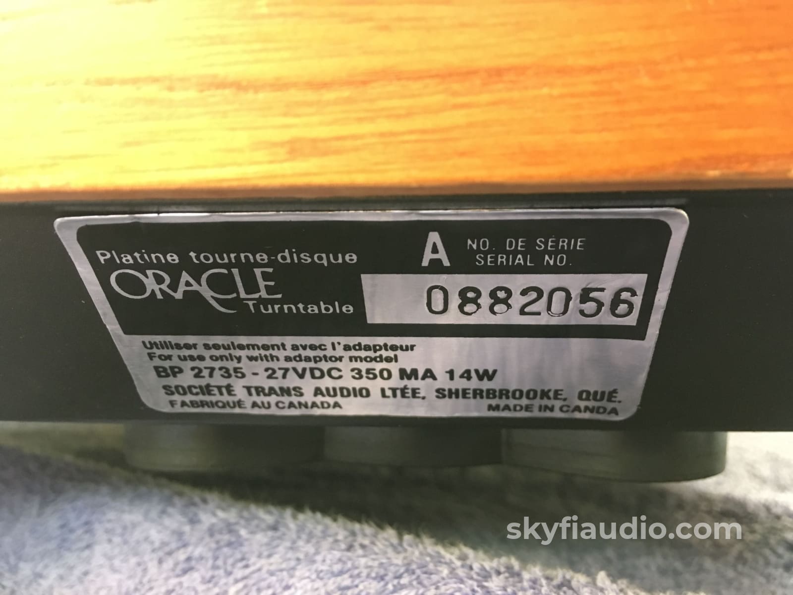 Oracle Audio Technologies Alexandria Turntable With Prelude Tonearm And Grado Cartridge