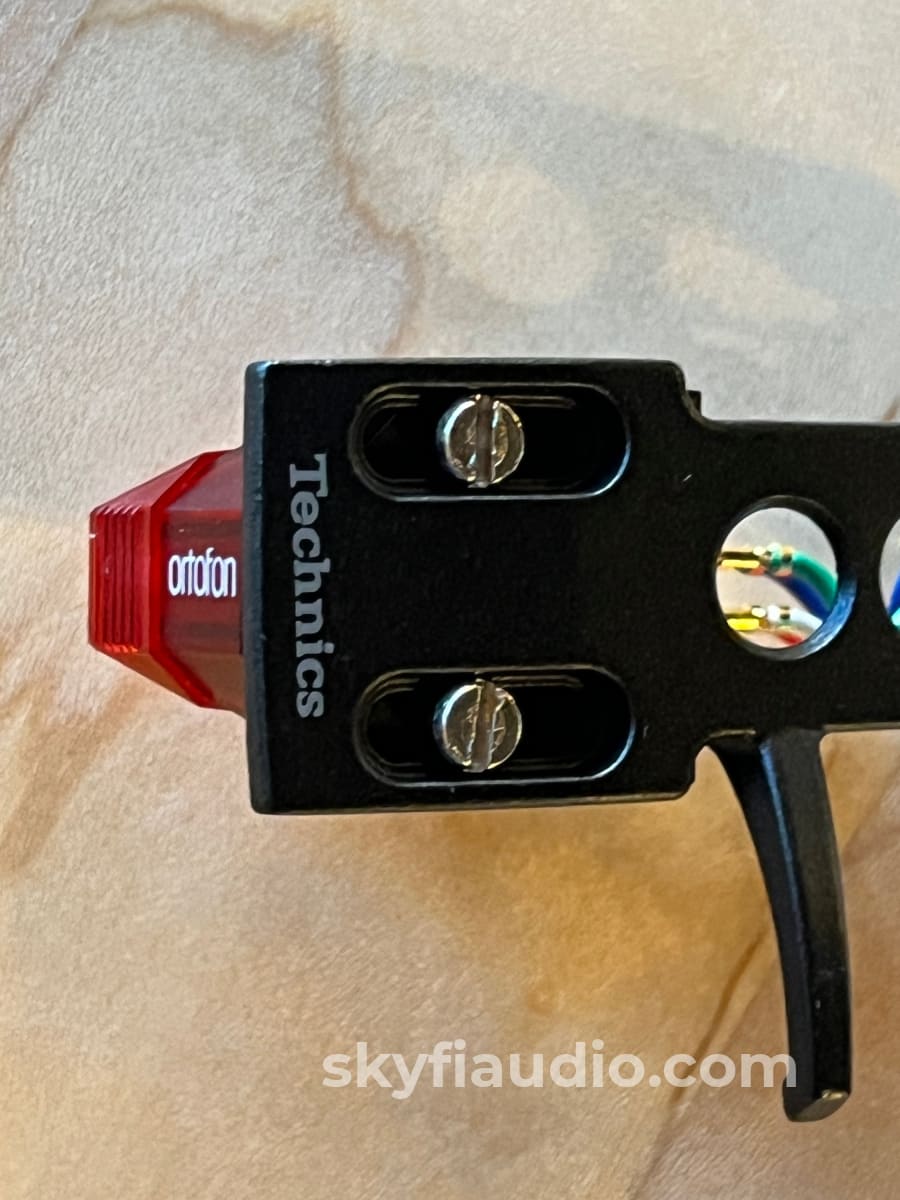 Ortofon 2M Red Phono Cartridge Paired w/Technics OEM Headshell (With Logo) NEW Phono Cartridge