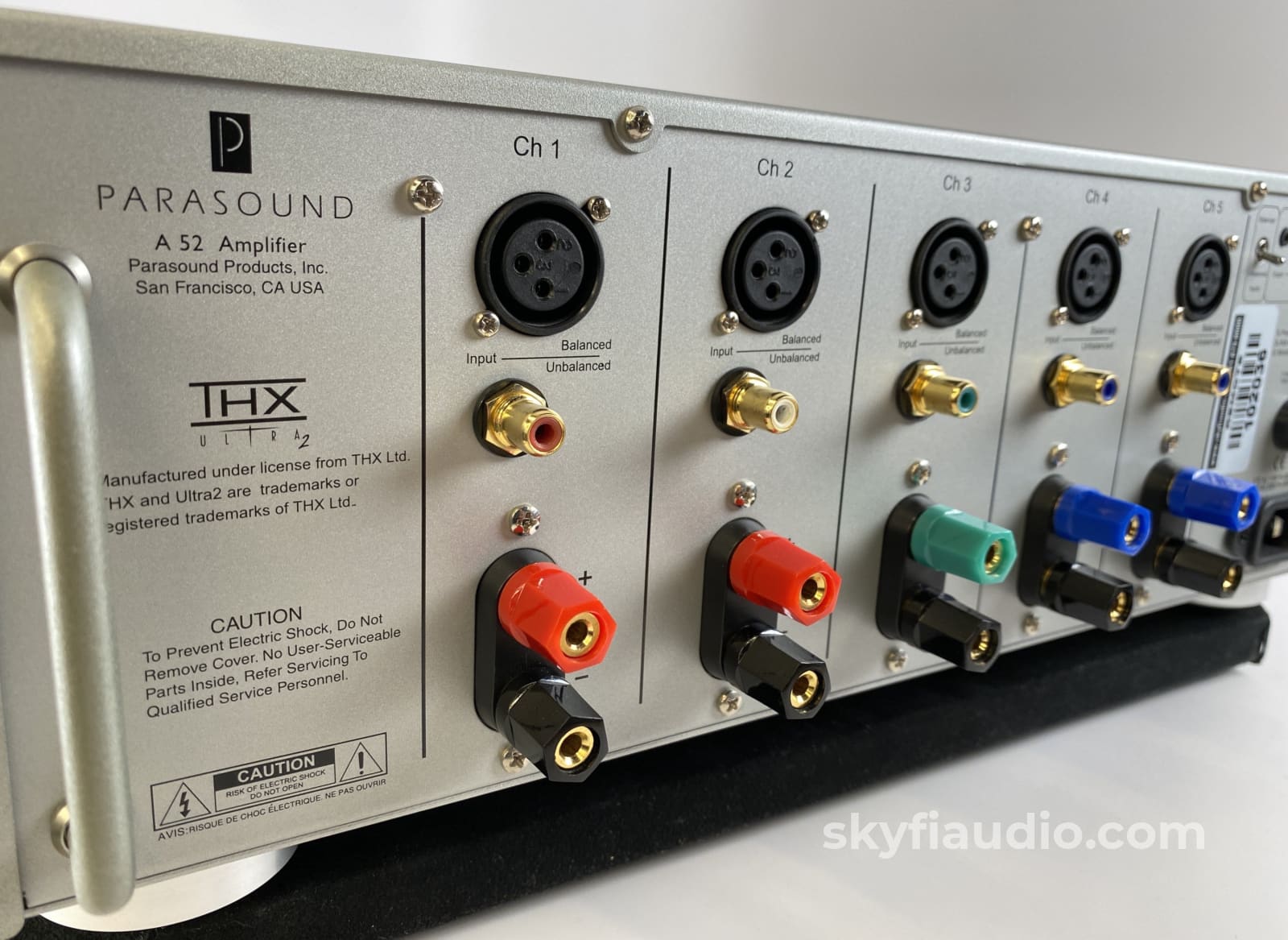 Parasound Halo A 52 - 5-Channel Power Amplifier Thx Ultra2 Certification