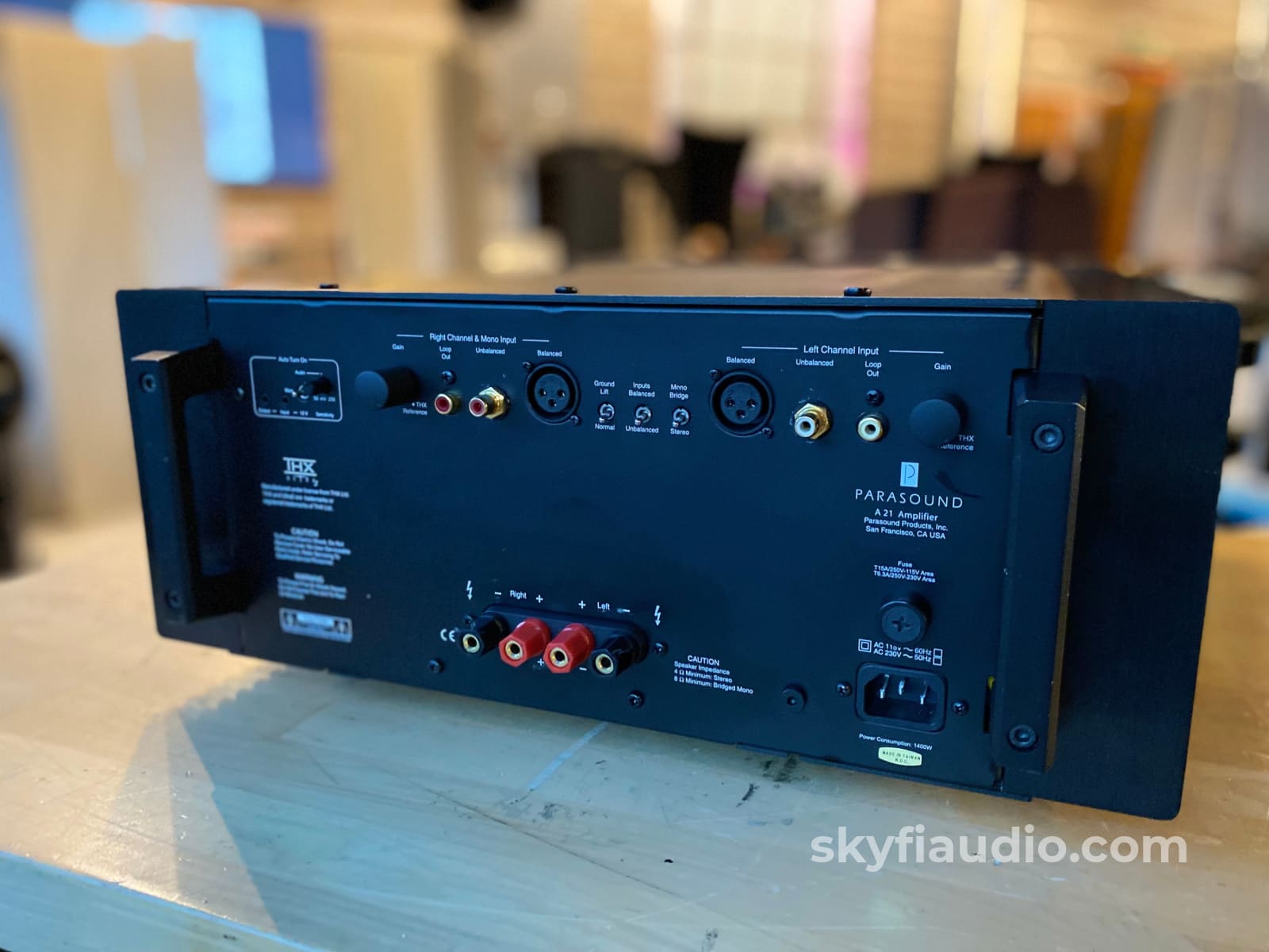 Parasound Halo A21 Thx Ultra2 Certified Amplifier In Black - John Curl Designed (1 Of 2)