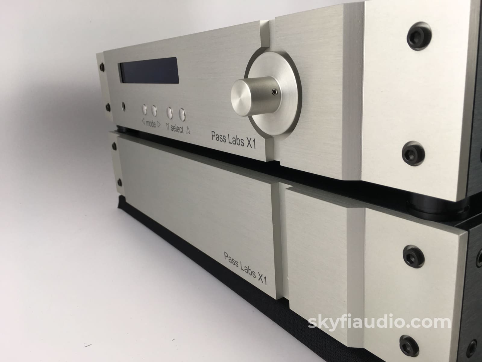 Pass Labs X-1 Two Piece Preamp Complete & Perfect Freshly Serviced By Preamplifier