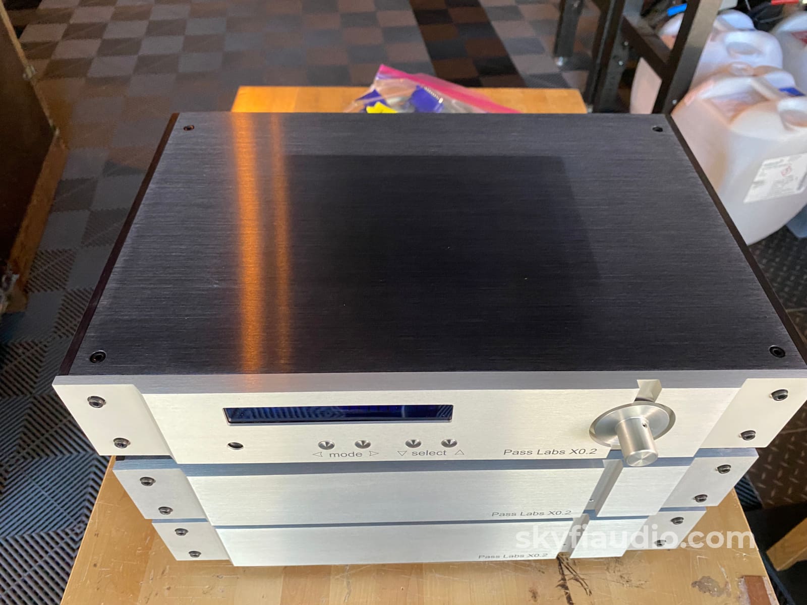 Pass Labs X0.2 Dual Mono Line Stage Preamplifier Three Chassis