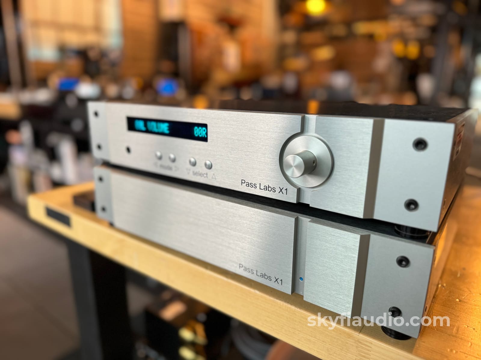 Pass Labs X - 1 Two Piece Preamp Just Serviced Preamplifier