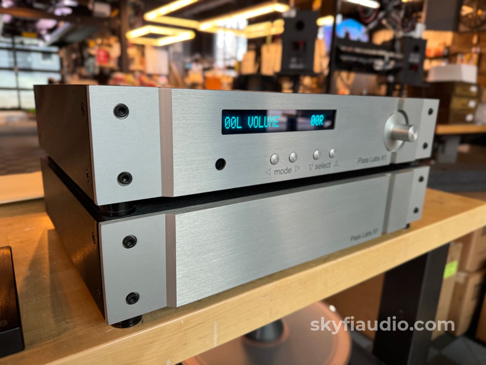 Pass Labs X - 1 Two Piece Preamp Just Serviced Preamplifier