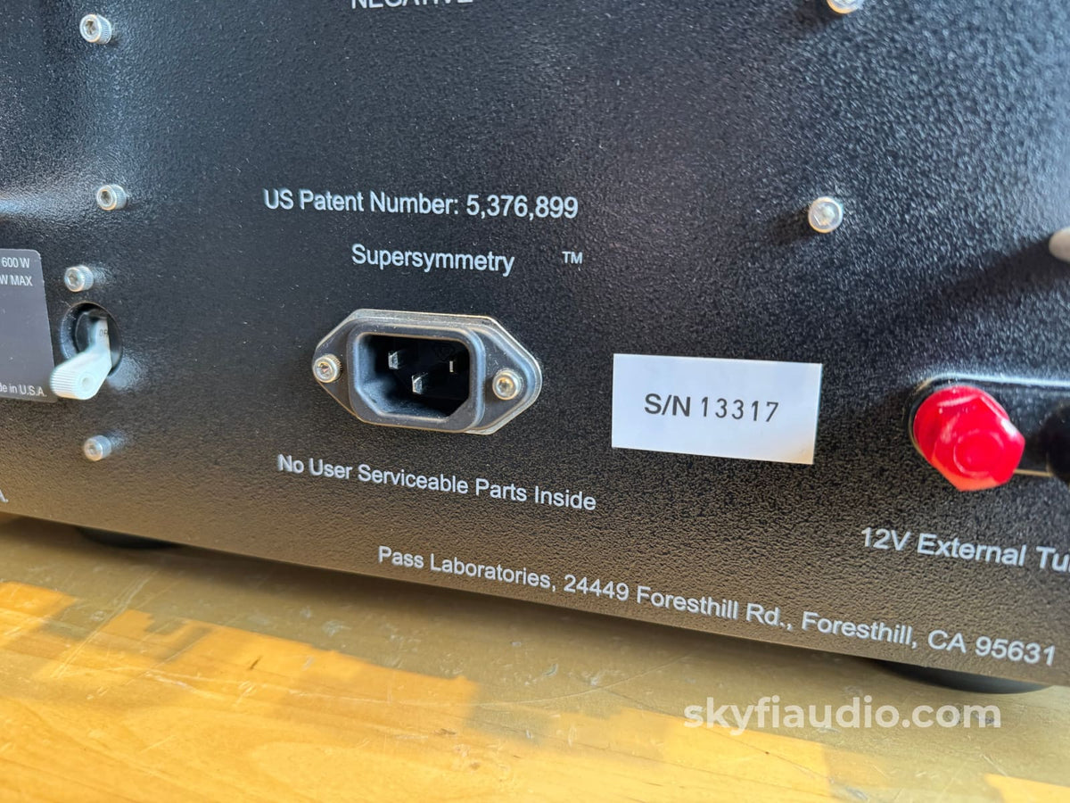 Pass Labs X600 Monoblocks 600W Of Clean Power Amplifier