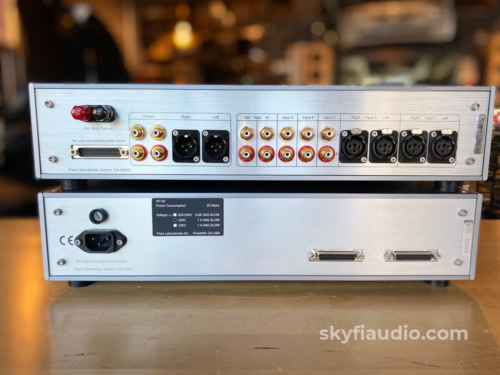 Pass Labs Xp20 Analogue Preamp - 2 Chassis Complete Preamplifier