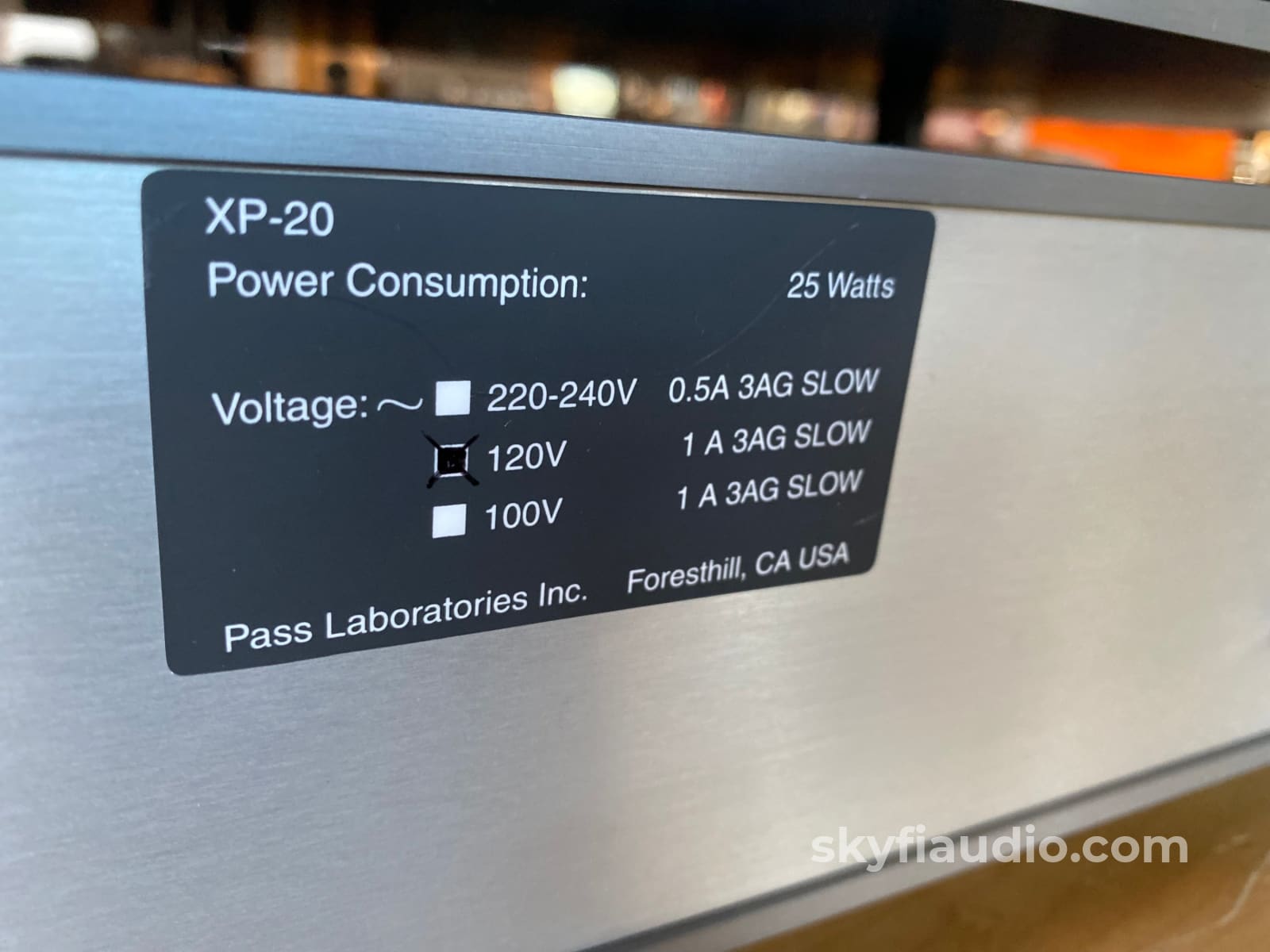 Pass Labs Xp20 Analogue Preamp - 2 Chassis Complete Preamplifier