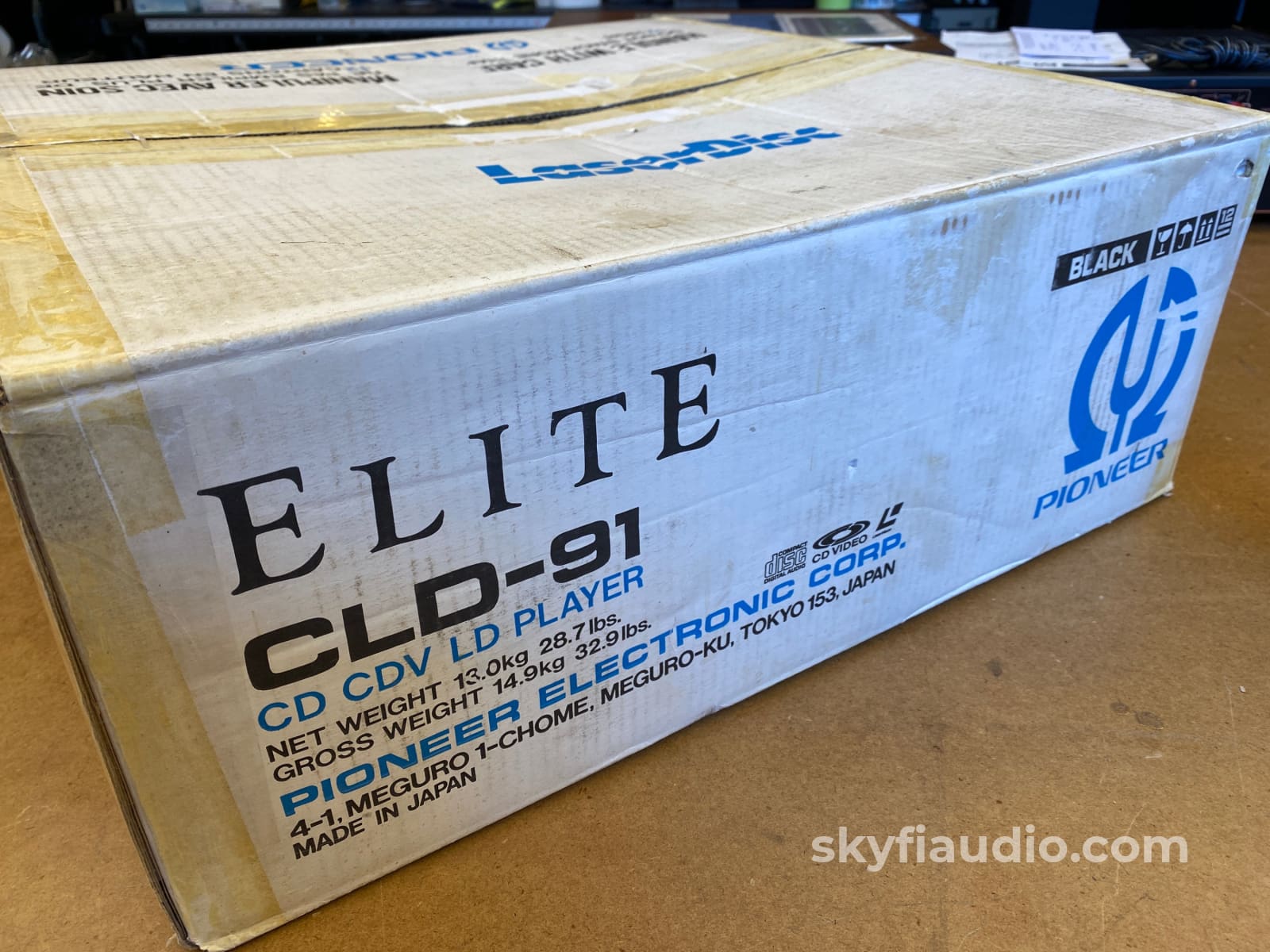Pioneer Elite Cld-91 Laserdisc And Cd Player - Super Clean + Digital