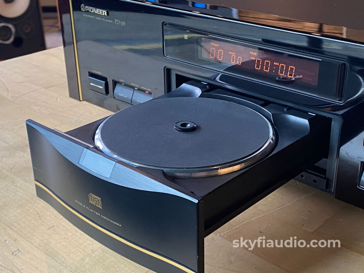 Pioneer Pd-65 Cd Player With Stable Platter + Digital
