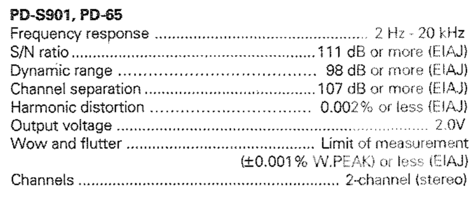 Pioneer Elite Pd-65 Cd Player With Stable Platter Mechanism + Digital