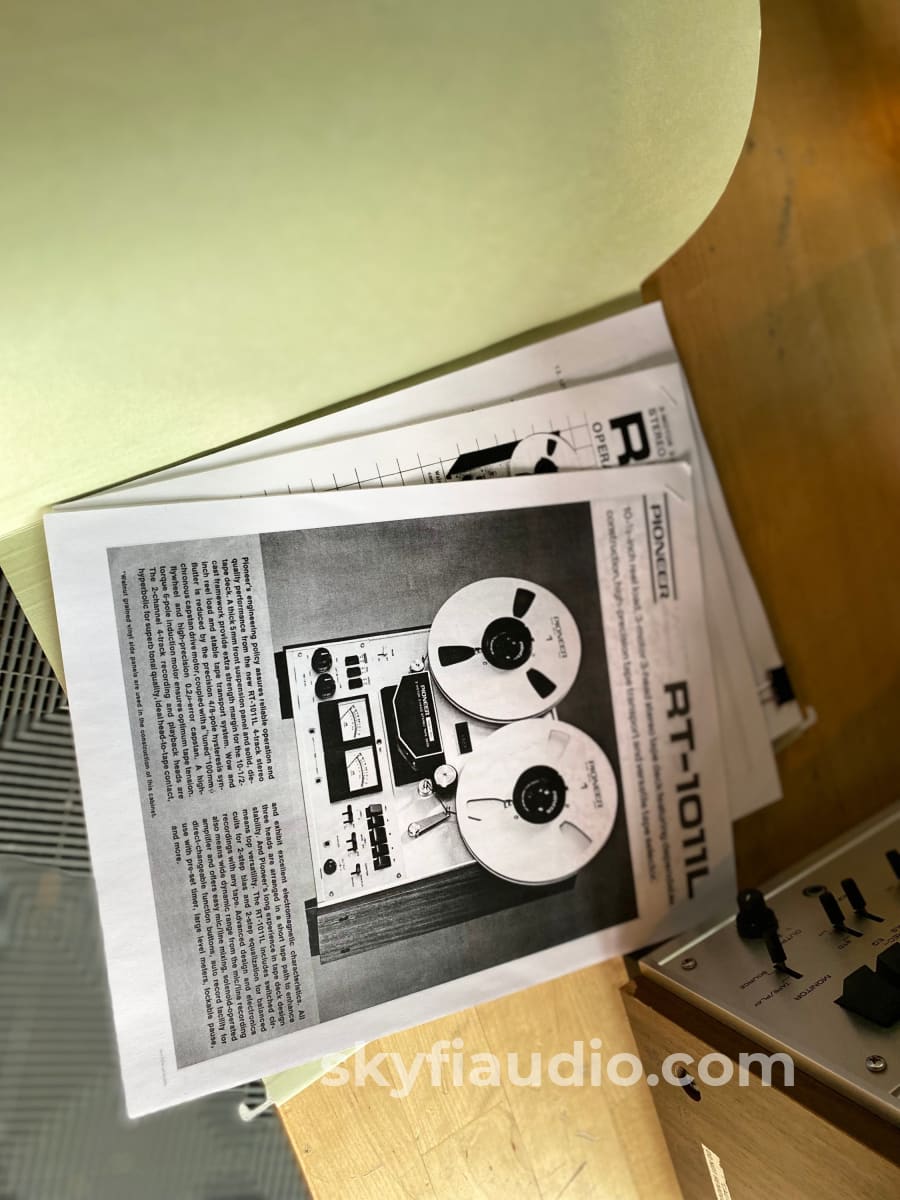 Pioneer Rt-1011L Reel To Tape Deck Recyzufxduel84Cse