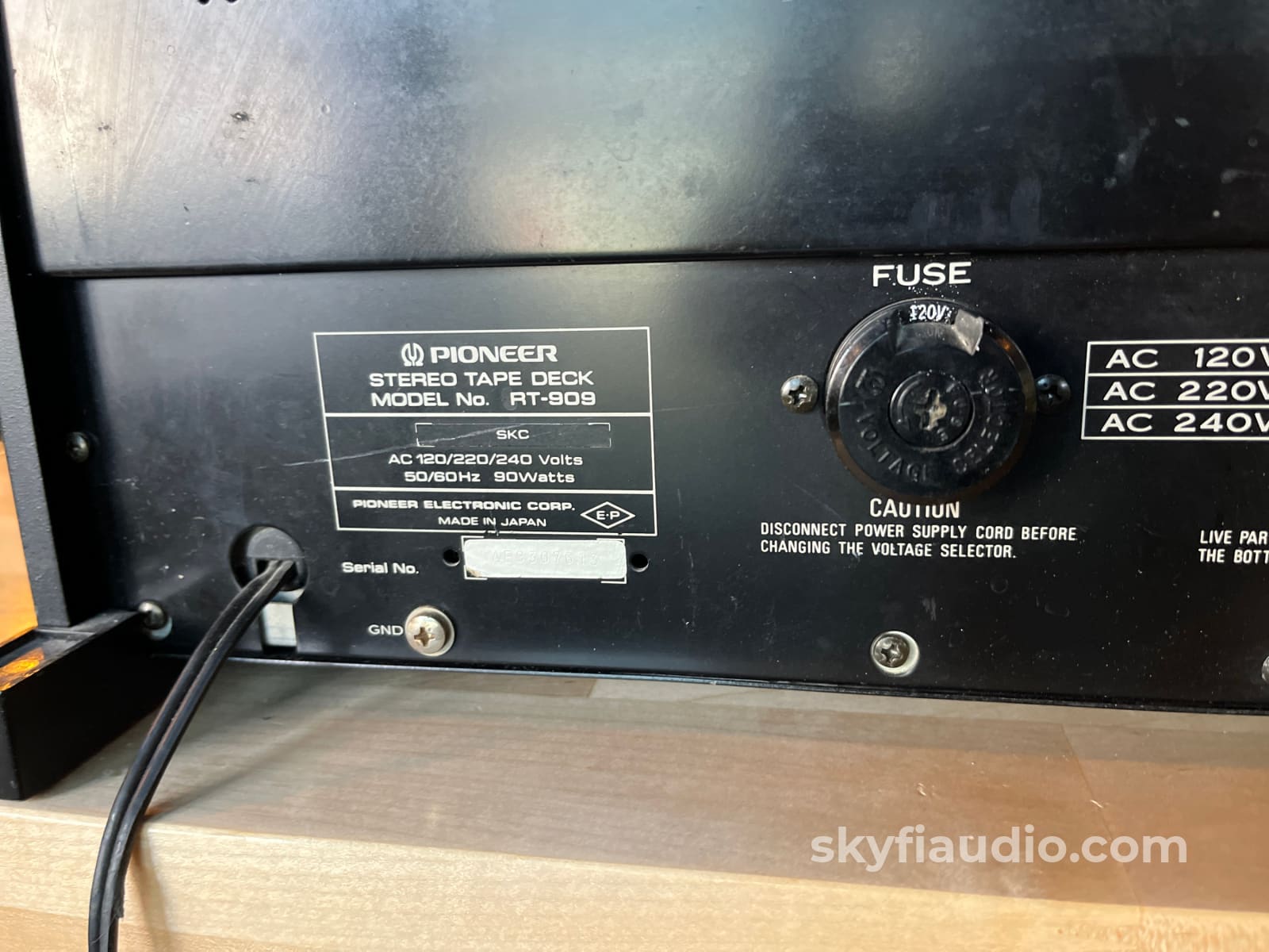 Pioneer RT-909 Vintage Reel To Reel Tape Deck Tape Deck