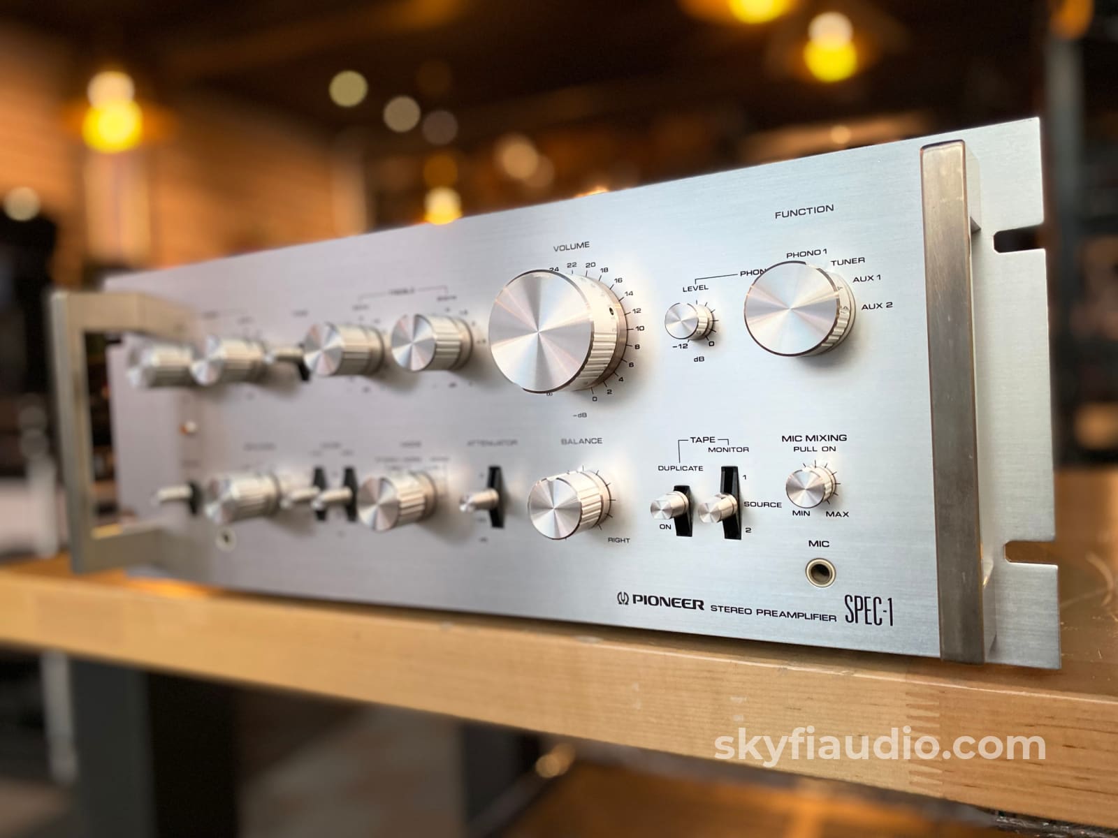 Pioneer Spec-1 Vintage Full Featured Preamp With Phono - Serviced Preamplifier