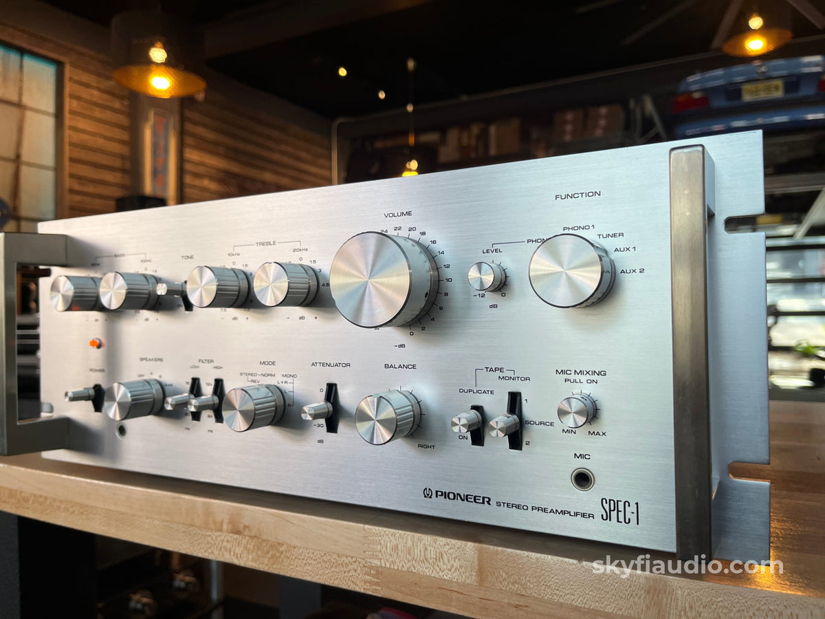 Pioneer SPEC-1 Vintage Preamp W/ Two Phono Inputs- Serviced in 2023 - Preamplifier
