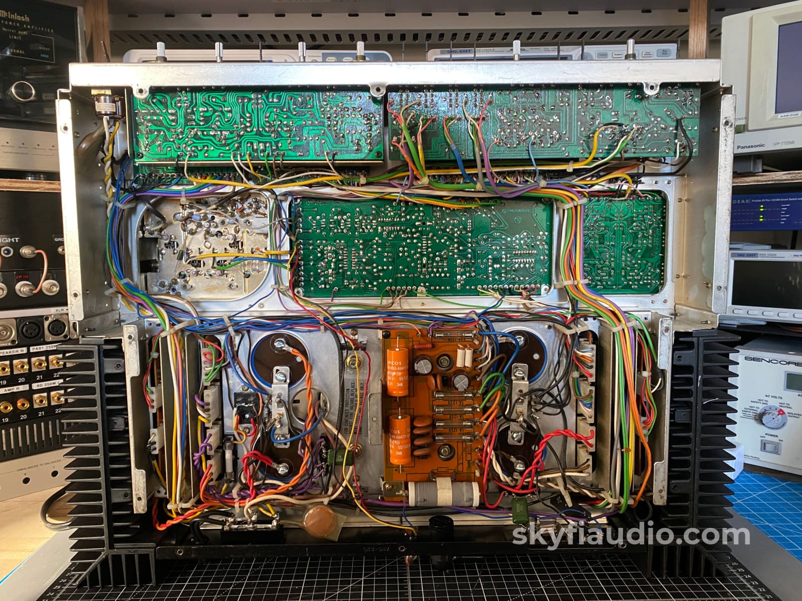 Pioneer Sx-1250 Stereo Receiver - Fully Restored W/ Rustic Walnut Veneer Integrated Amplifier