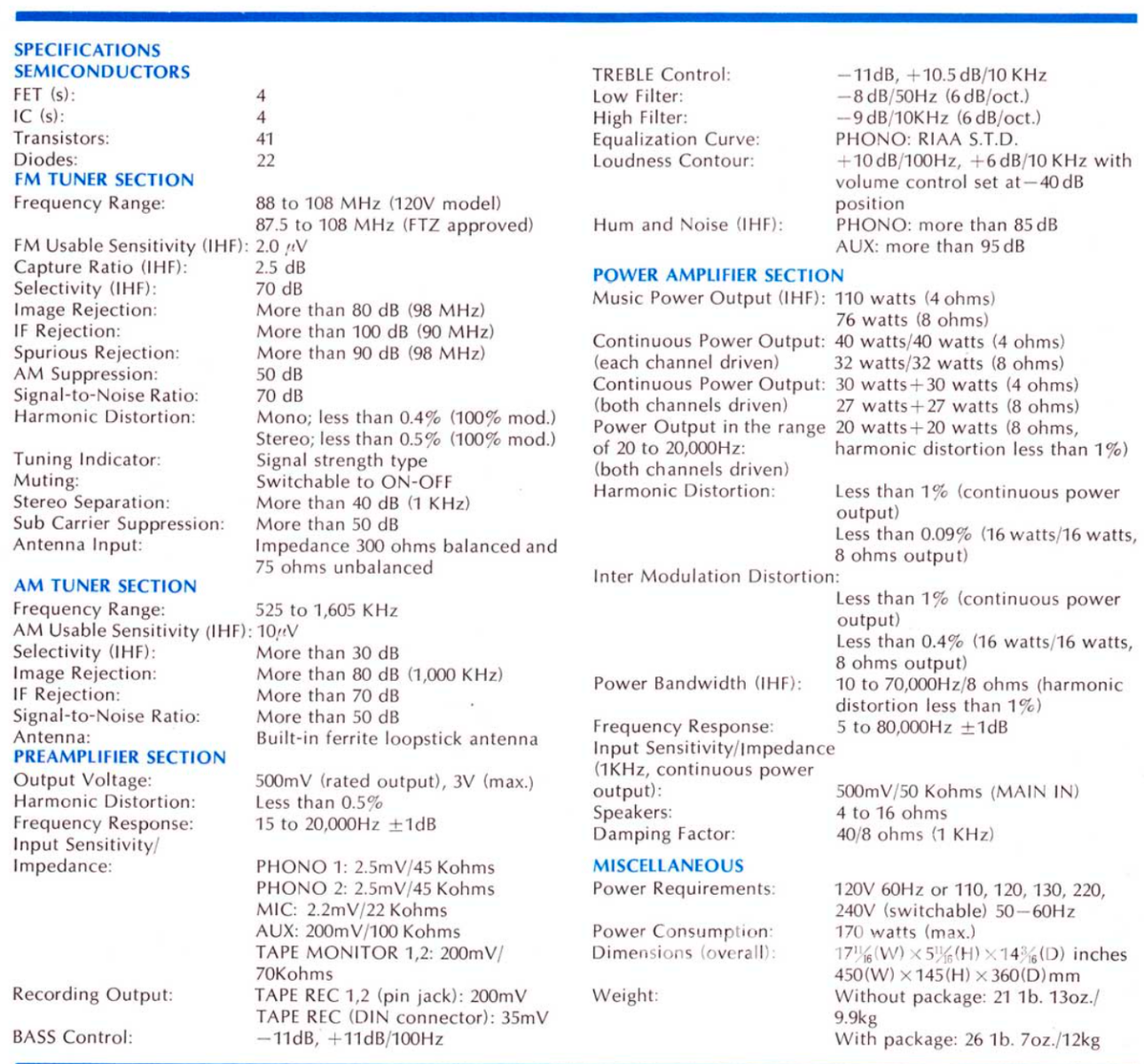Pioneer Sx-626 Vintage Receiver - Survivor Condition Dual Phono Inputs Integrated Amplifier