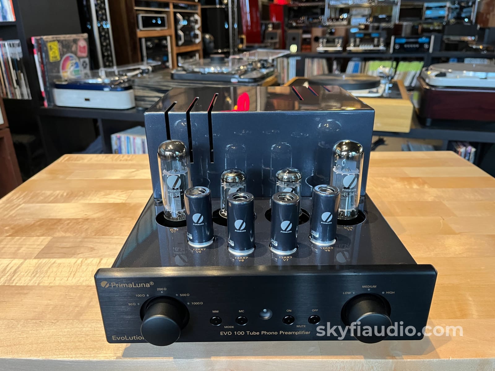 Prima Luna Evo 100 V2 Tube Phono Preamp - W/ Telefunken MC Tubes Preamplifier