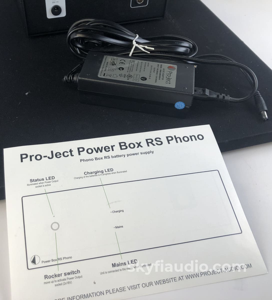 Pro-Ject Phono Box Rs - With Power Outboard Battery Based Supply Complete Set Preamplifier