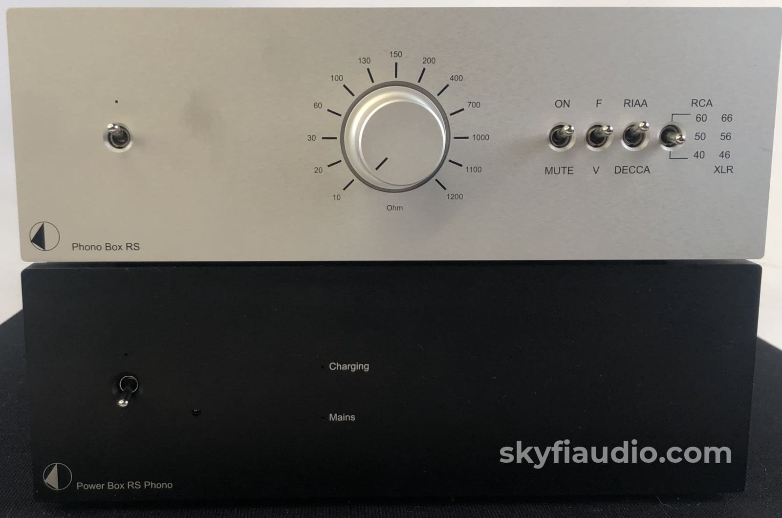 Pro-Ject Phono Box Rs - With Power Outboard Battery Based Supply Complete Set Preamplifier