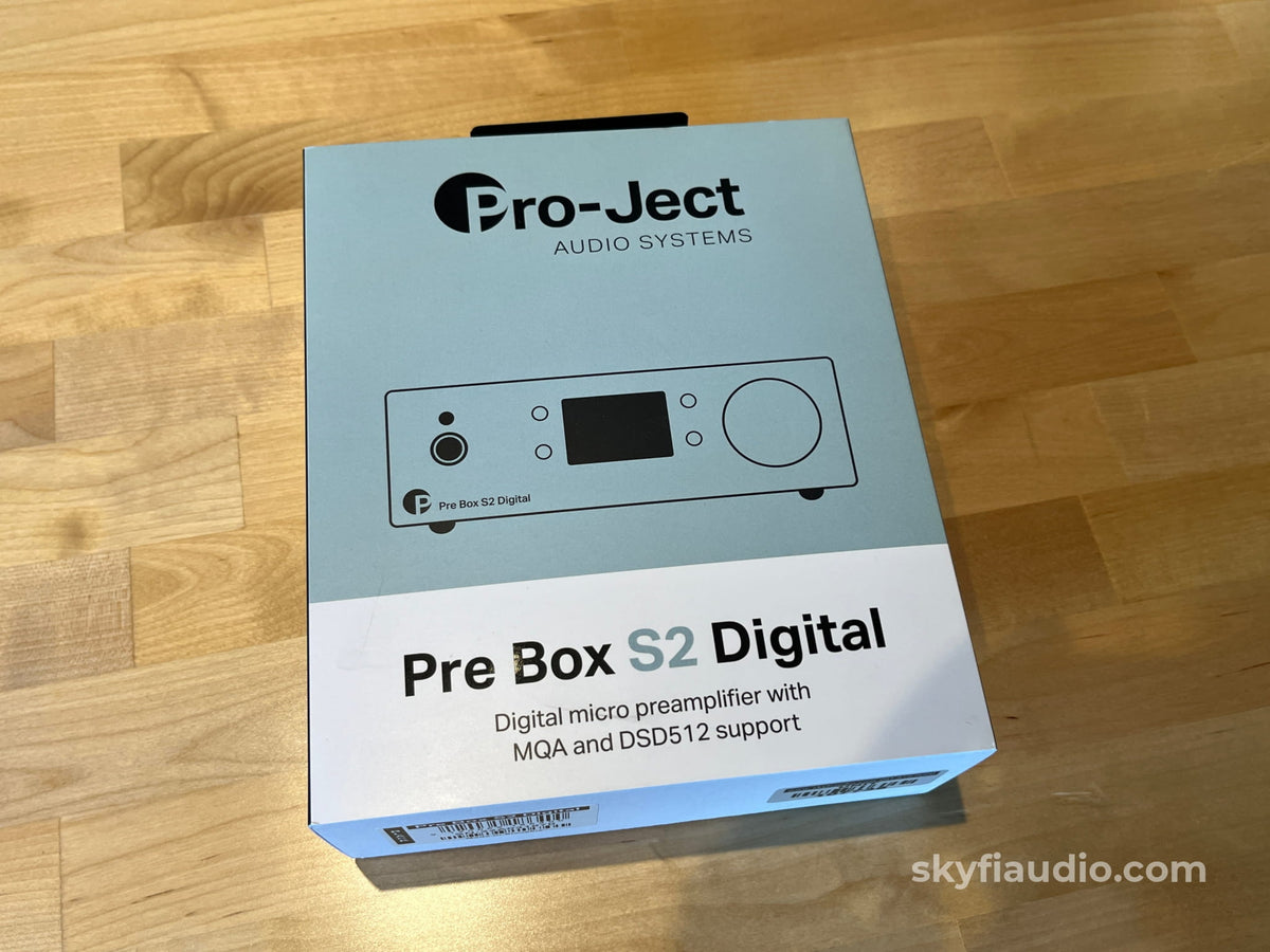 Pro-Ject Pre Box S2 Digital DAC/Preamp - New Unused - CD + Digital
