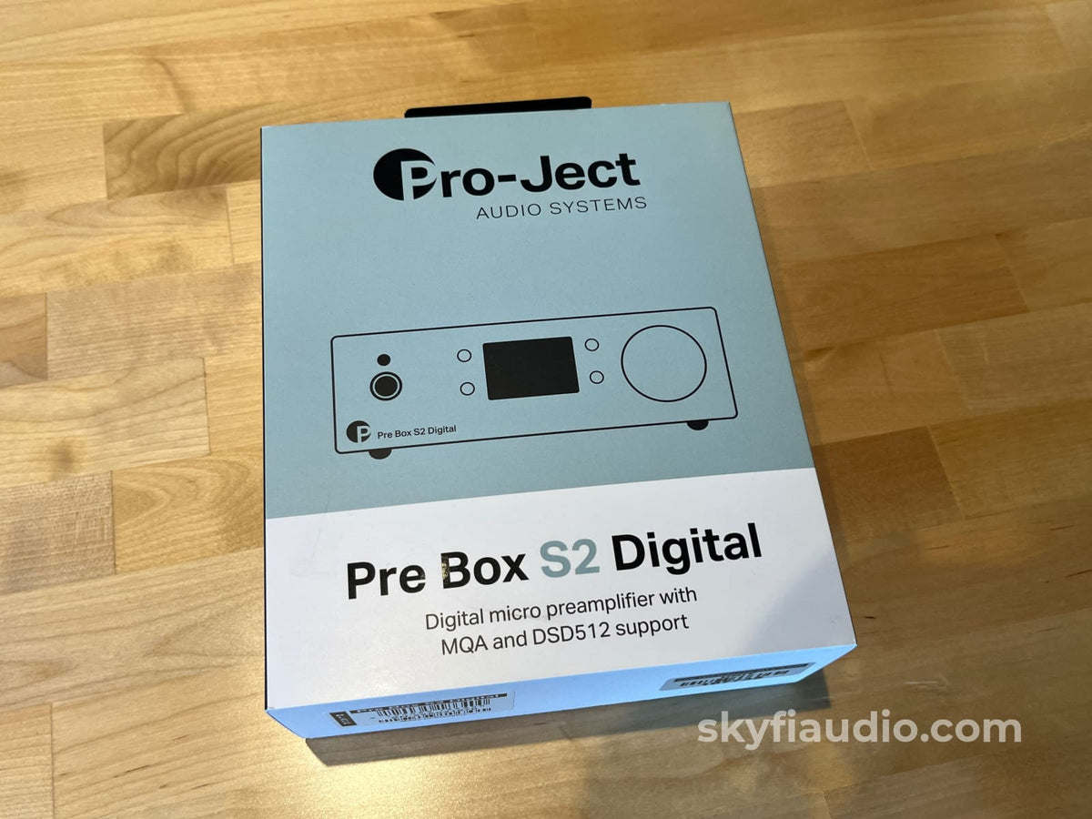 Pro-Ject Pre Box S2 Digital DAC/Preamp - New Unused - CD + Digital